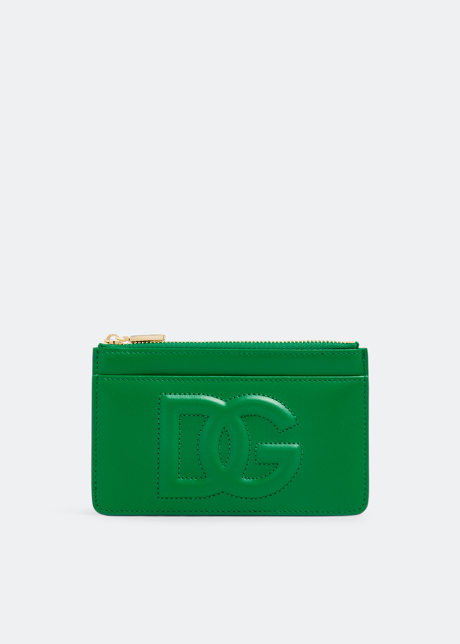 

Medium DG logo card holder, Green