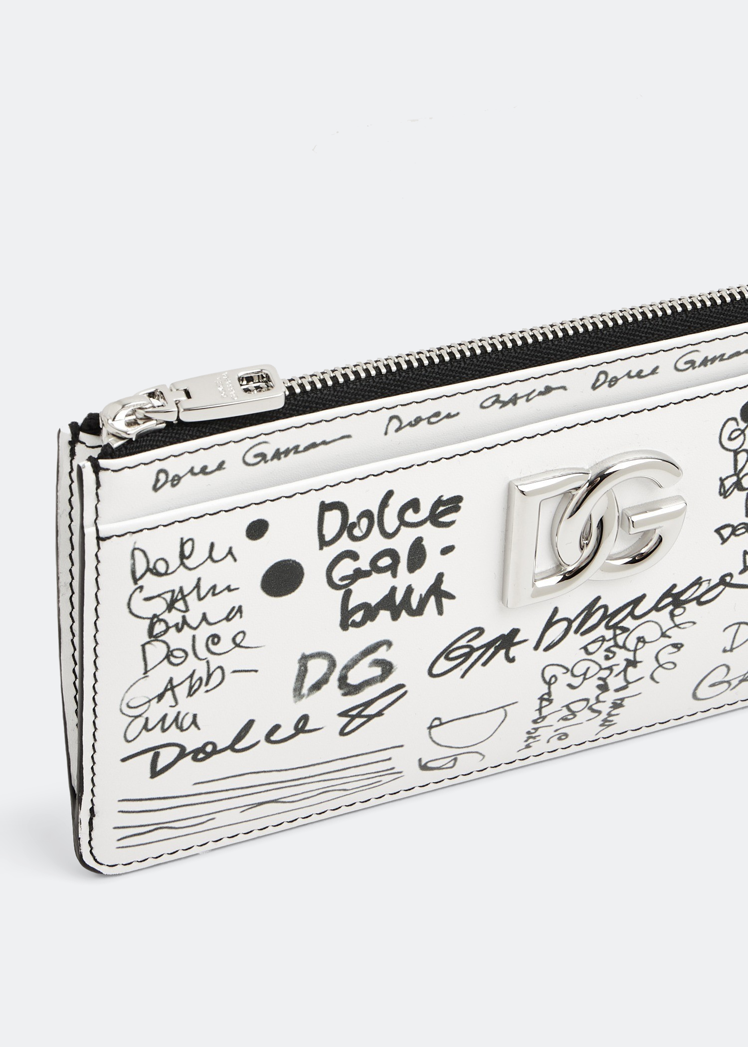 

Logo card holder, White