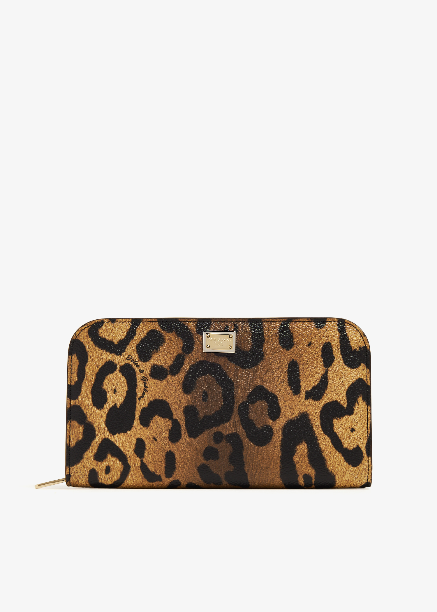 

Crespo leopard-print zip-around wallet, Animal print