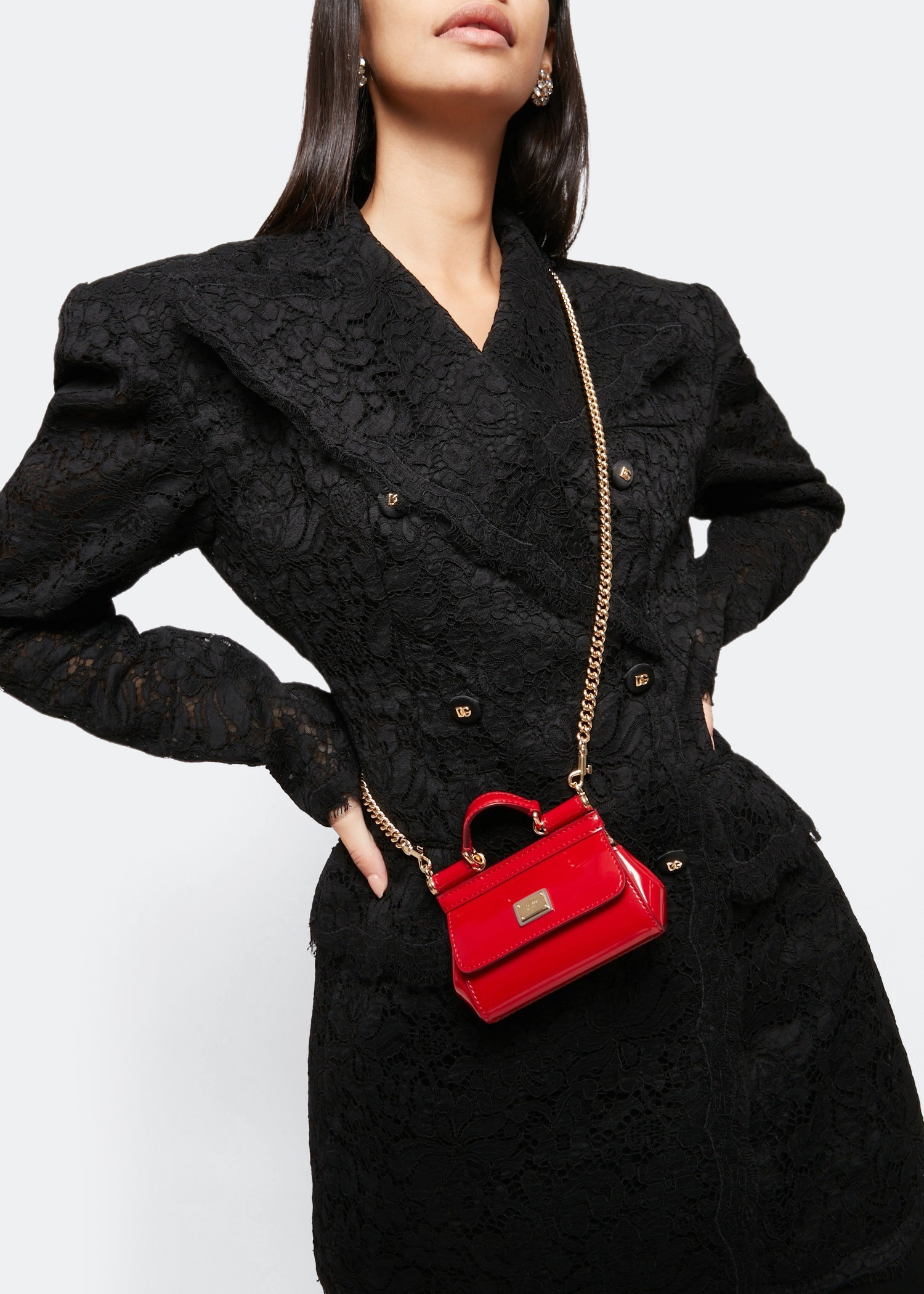 

Sicily micro crossbody bag, Red