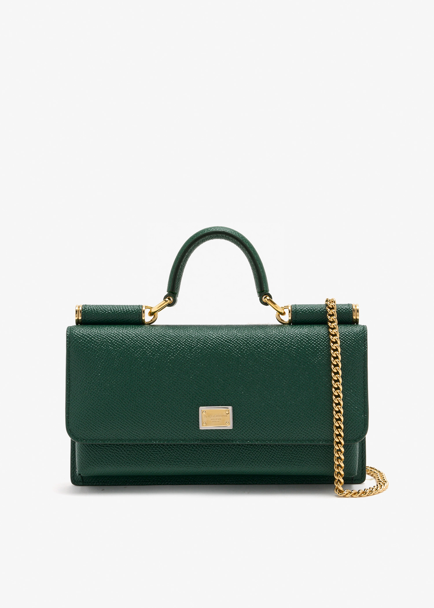 

Dauphine mini top-handle bag, Green
