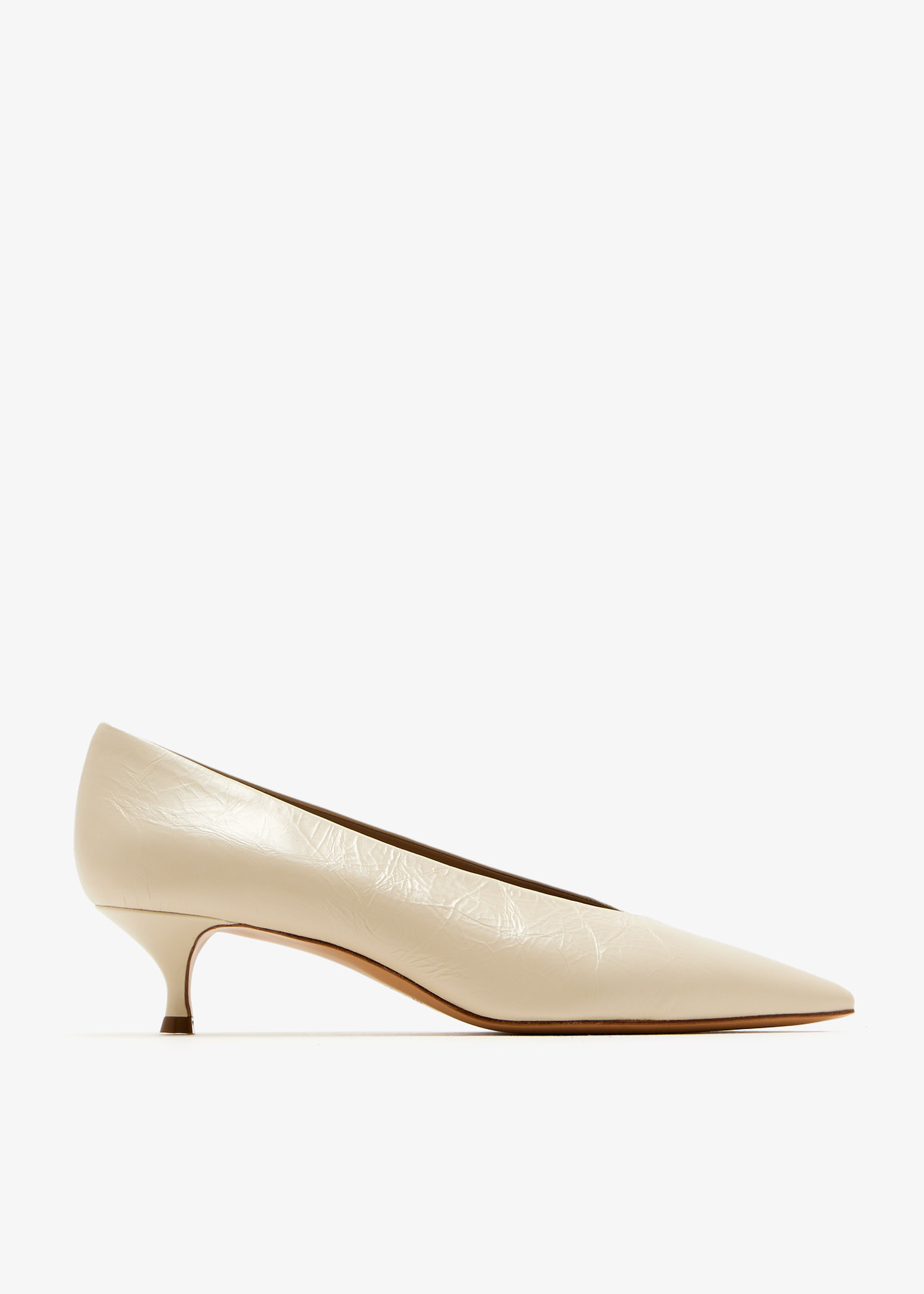 

Babouche kitten pumps, White