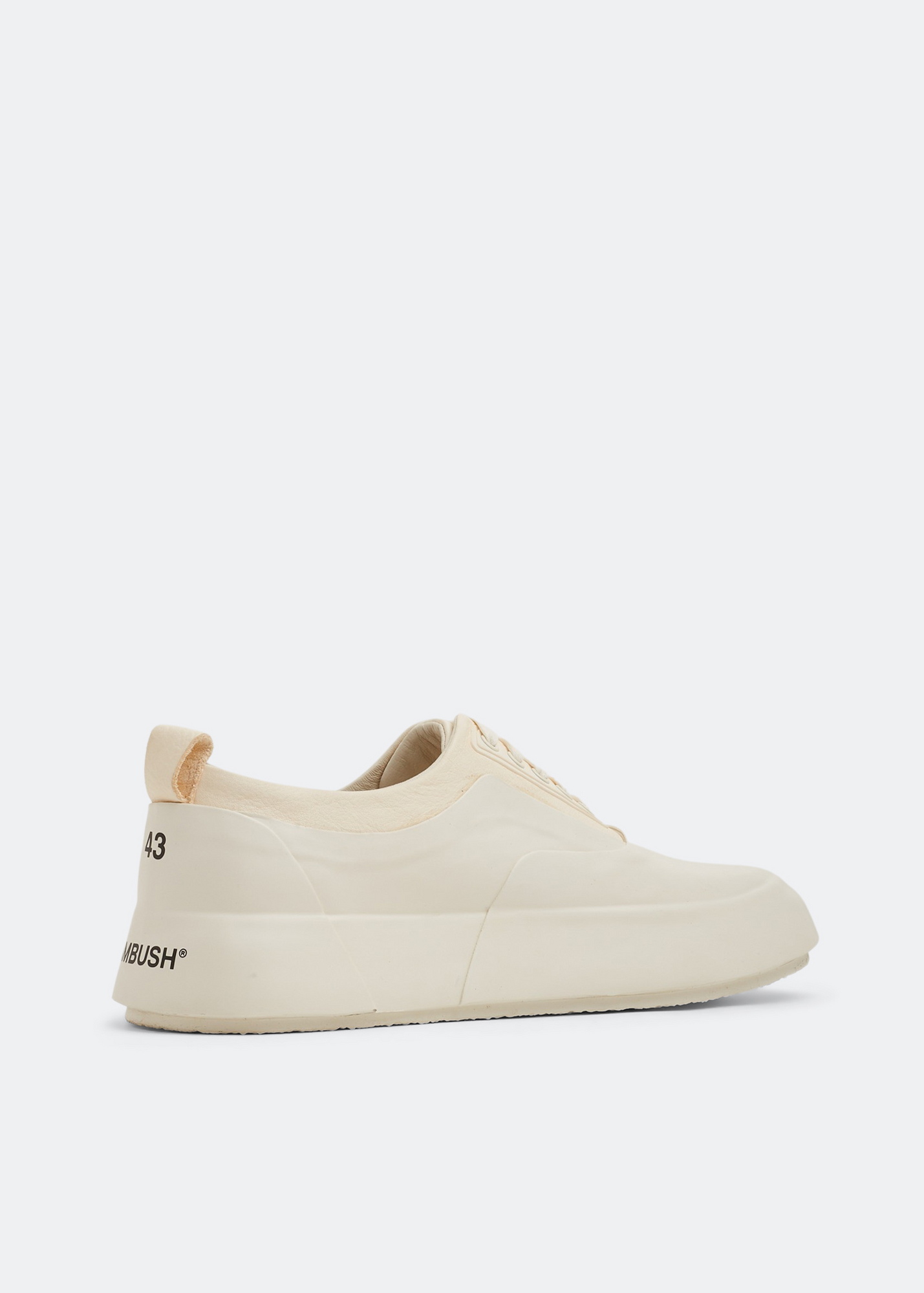 Ambush Leather mix sneakers for Men - Beige in UAE | Level Shoes
