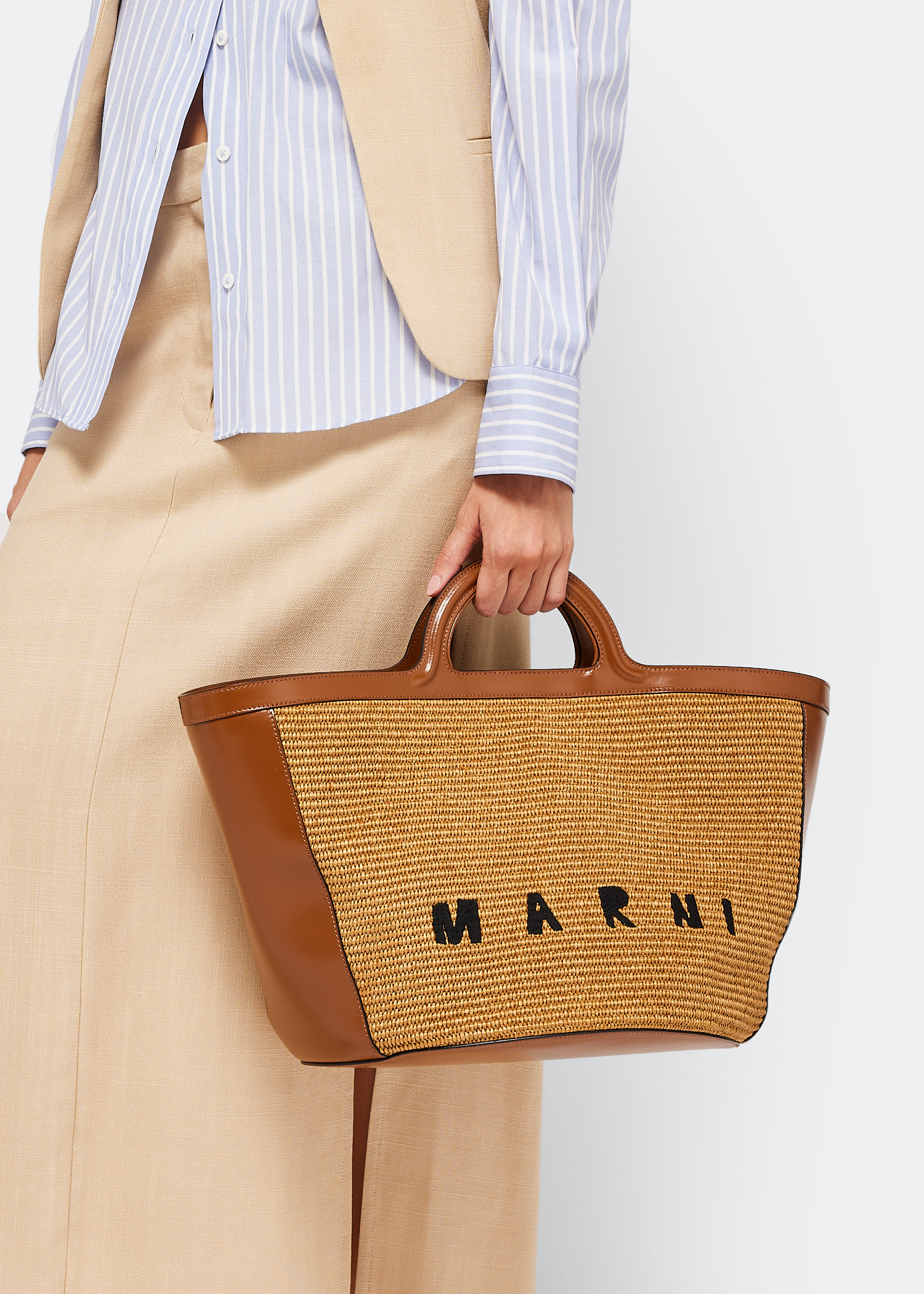 

Tropicallia large tote bag, Brown