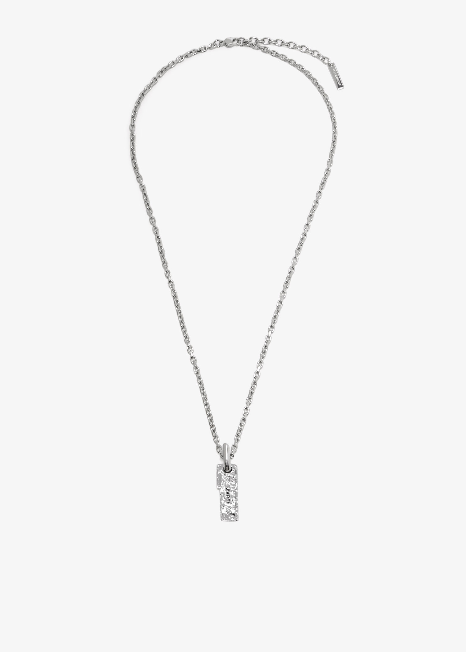 

Tape necklace, Silver