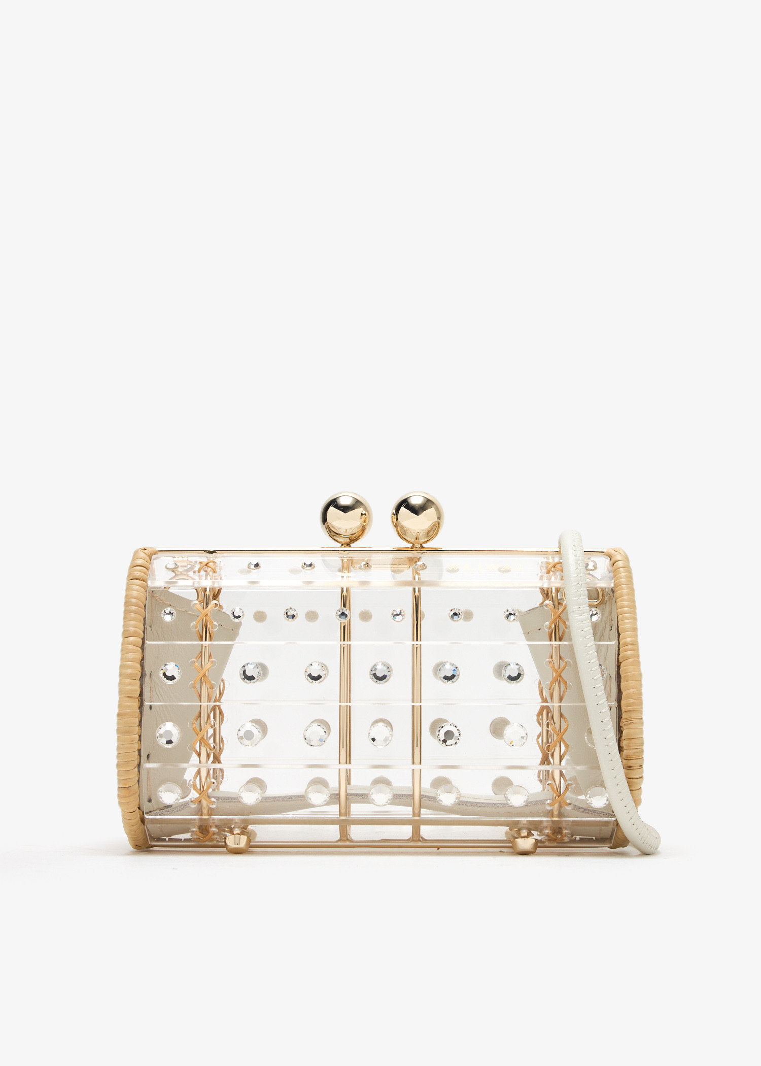 

Strass Crystal clutch, Neutral
