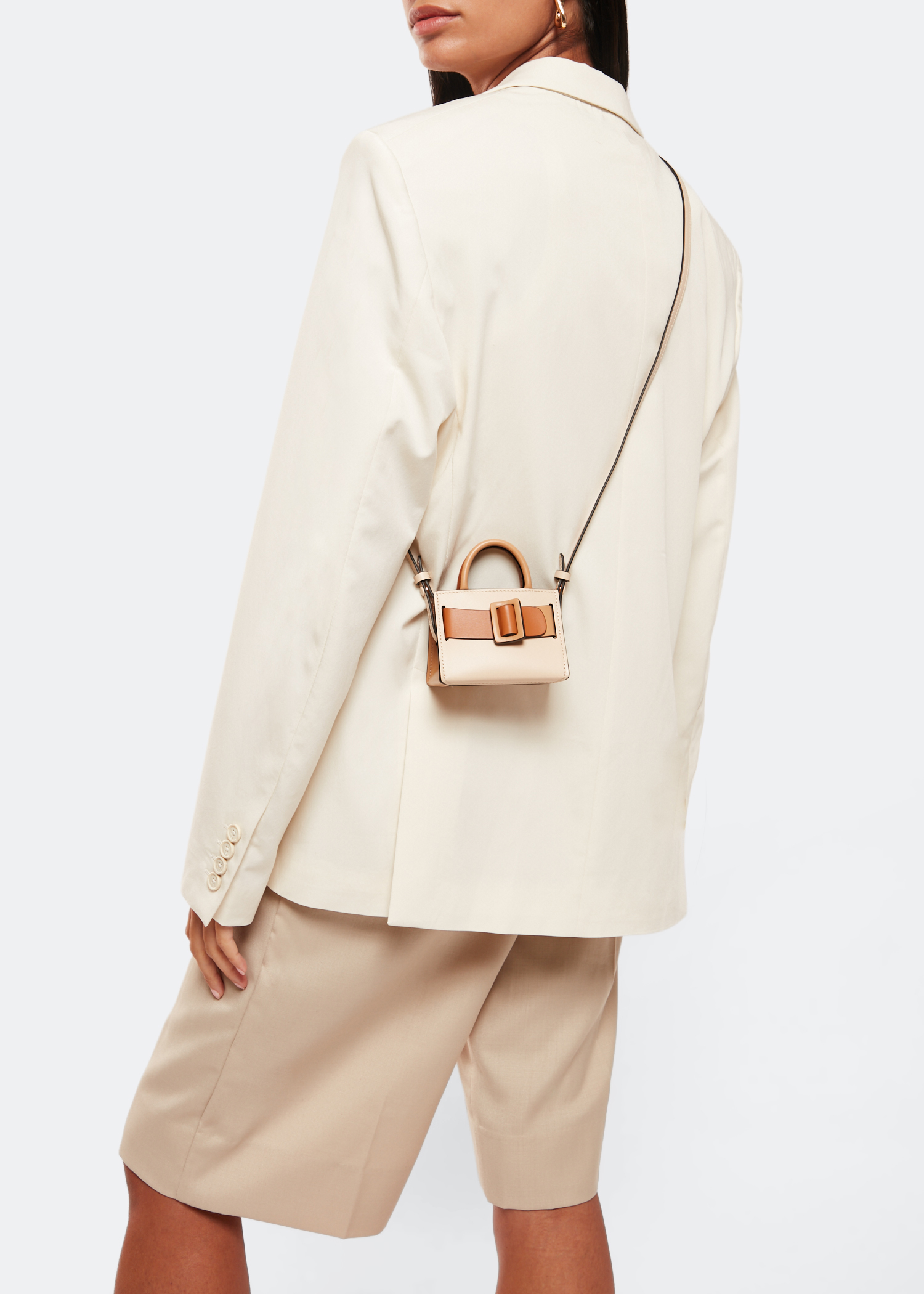 

Bobby Charm crossbody bag, Beige