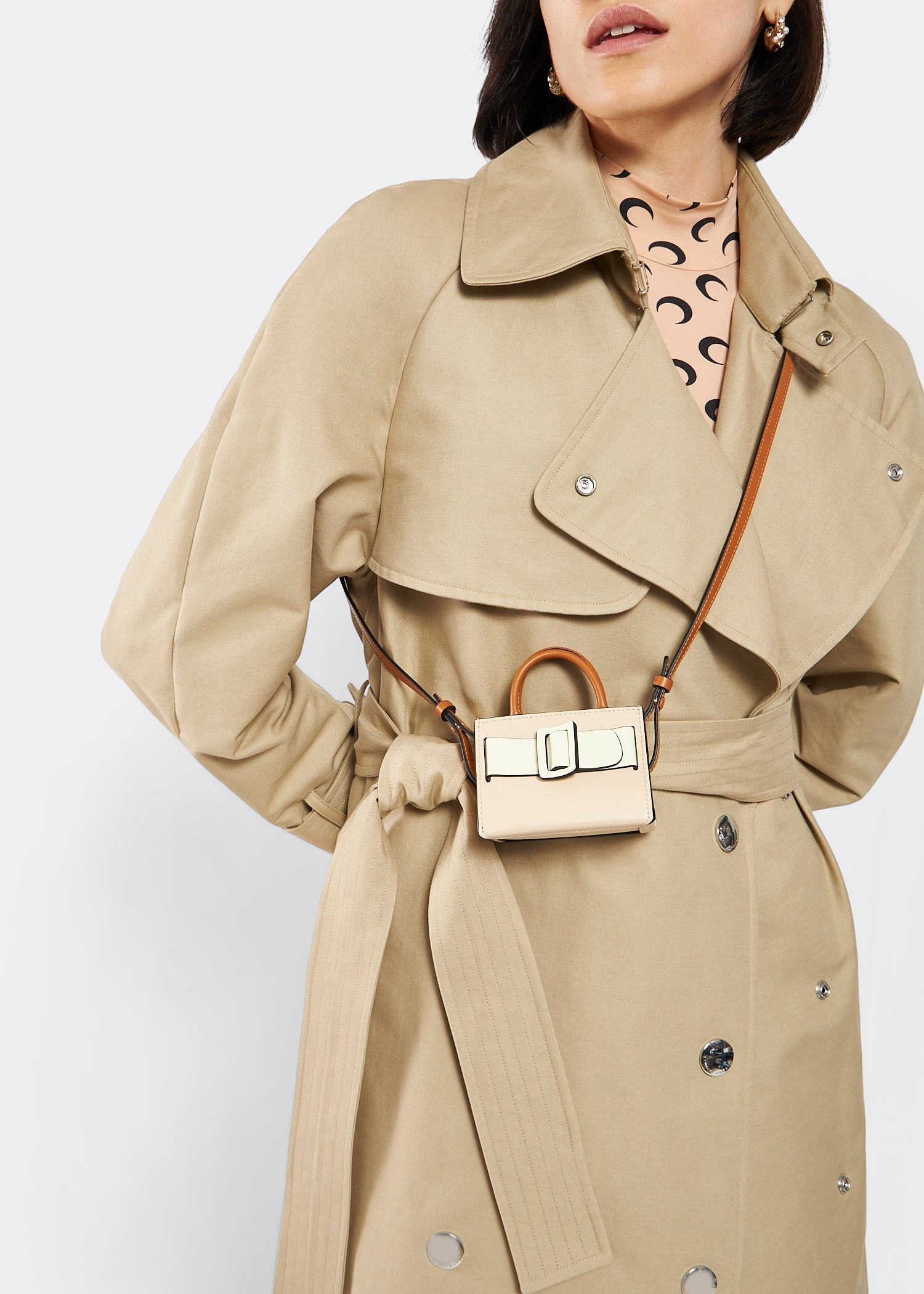 

Bobby Charm bag, Beige