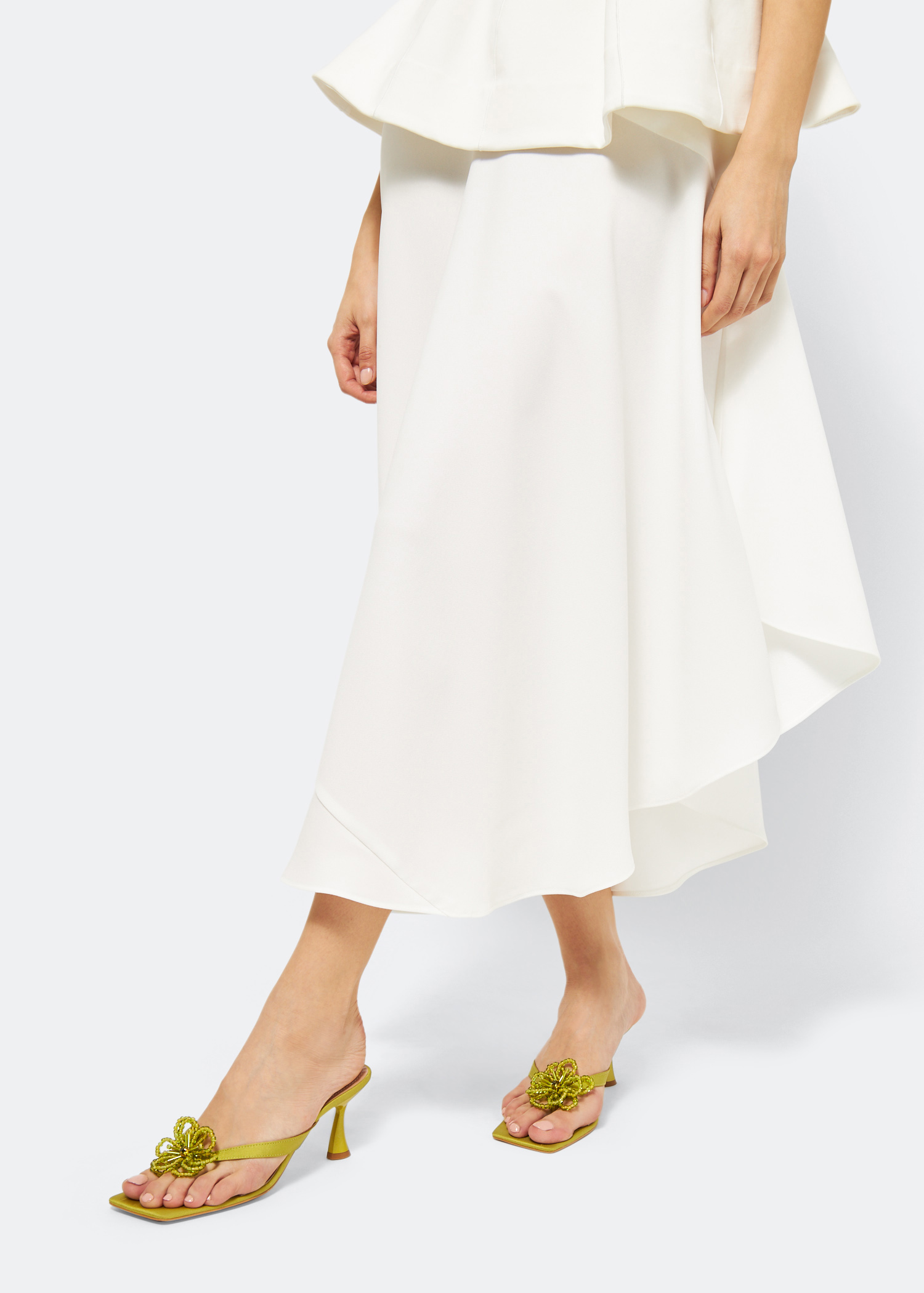 

Bouquet Fleuri sandals, Green