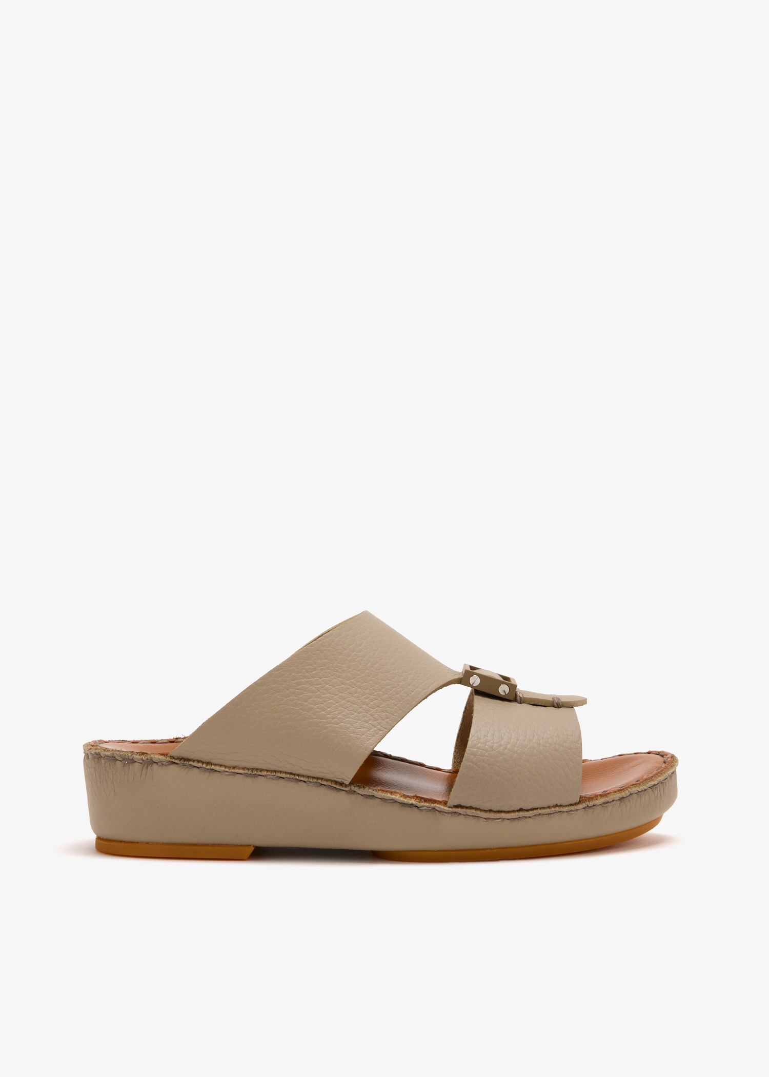 

Quadratura Classica Deercalf sandals, Taupe