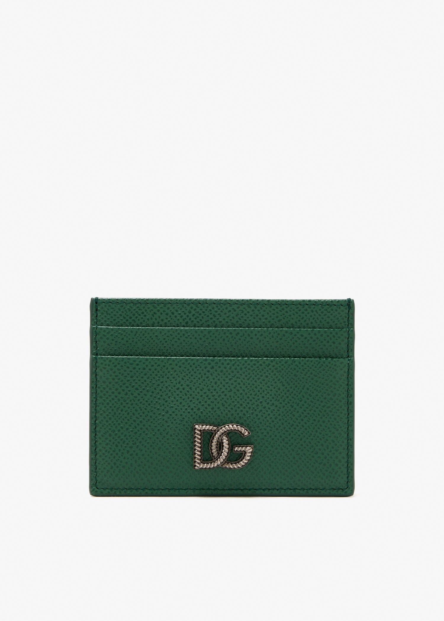 

Calfskin card holder, Green