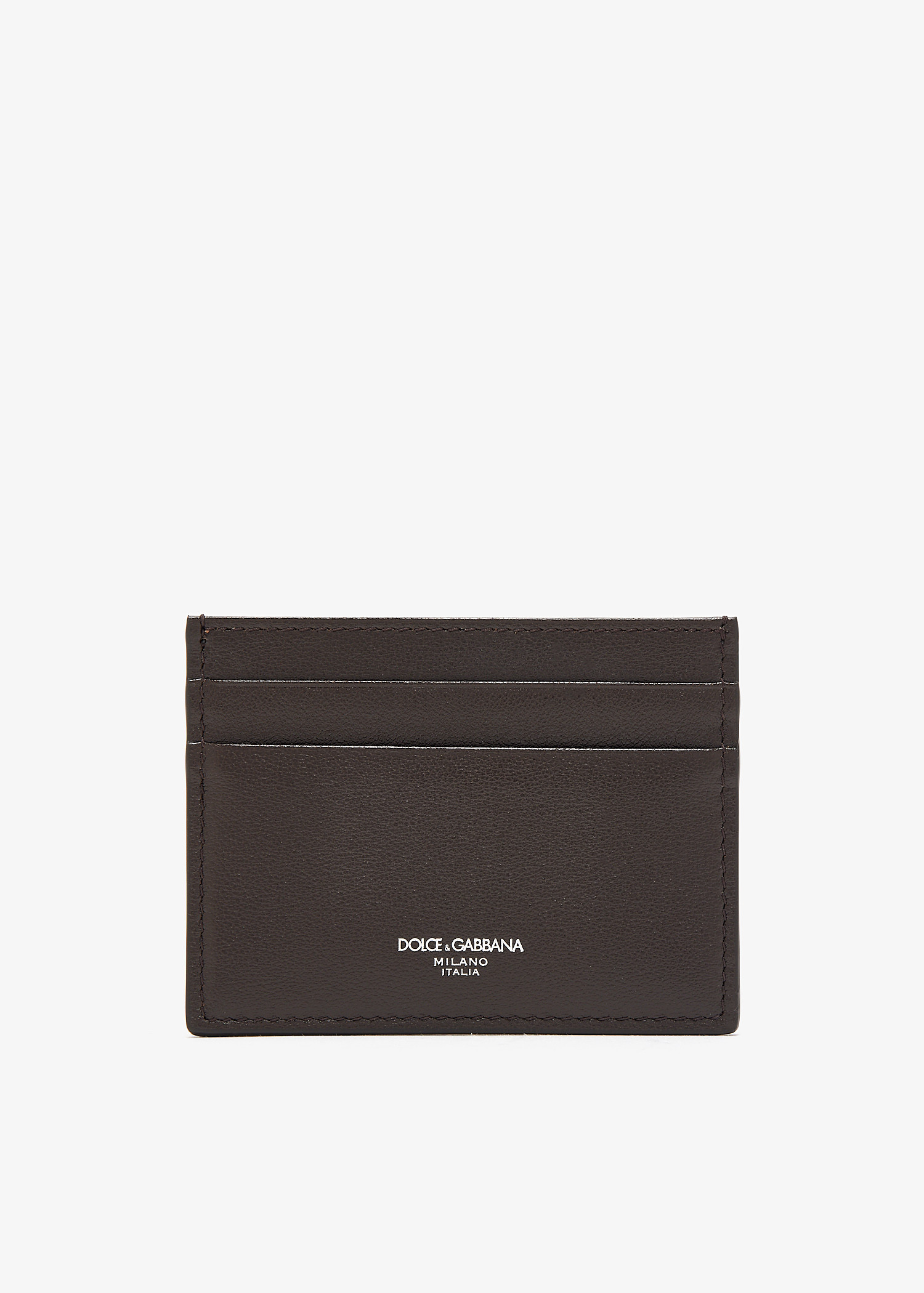 

Calfskin card holder, Brown