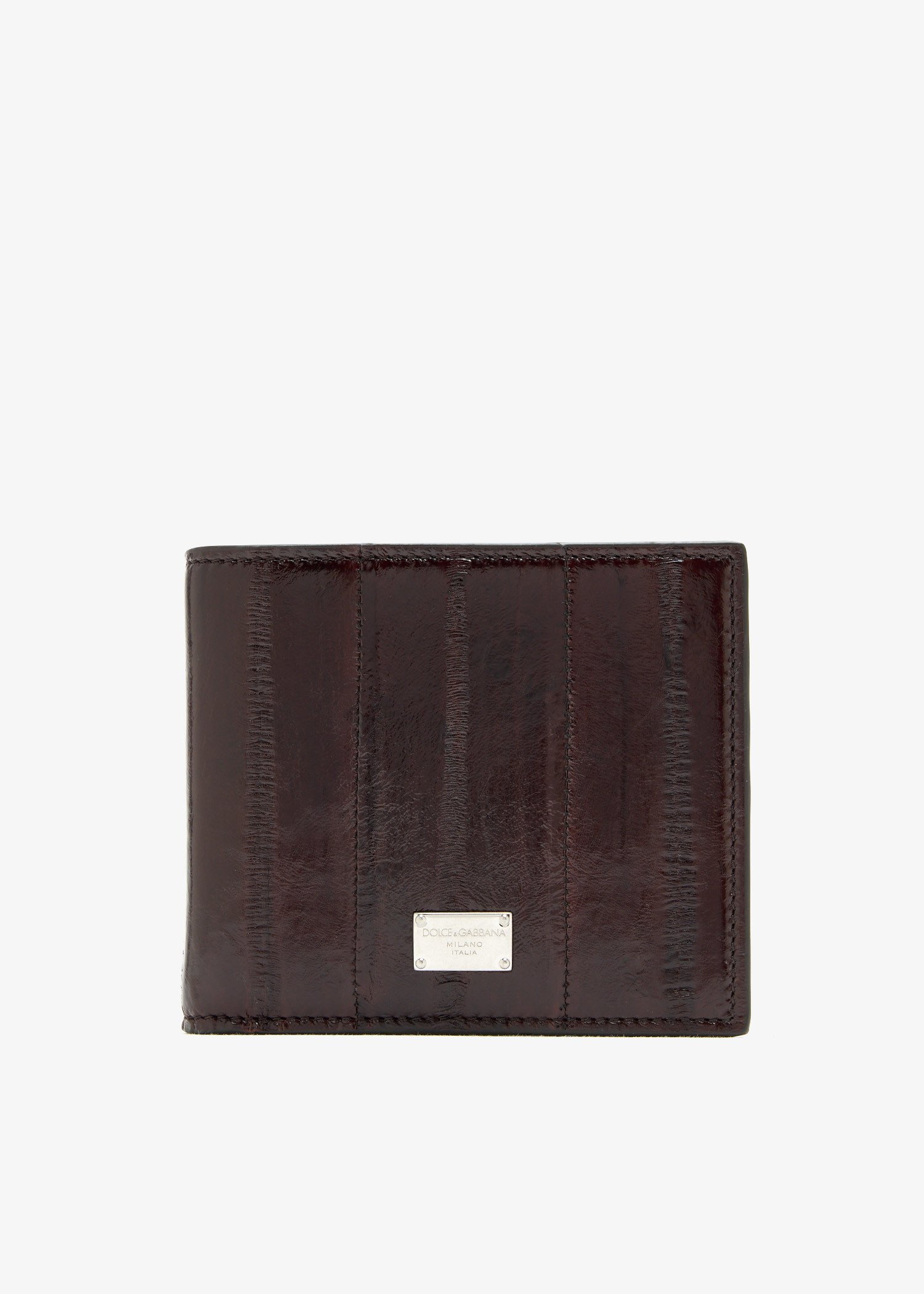 

Eel leather wallet, Brown
