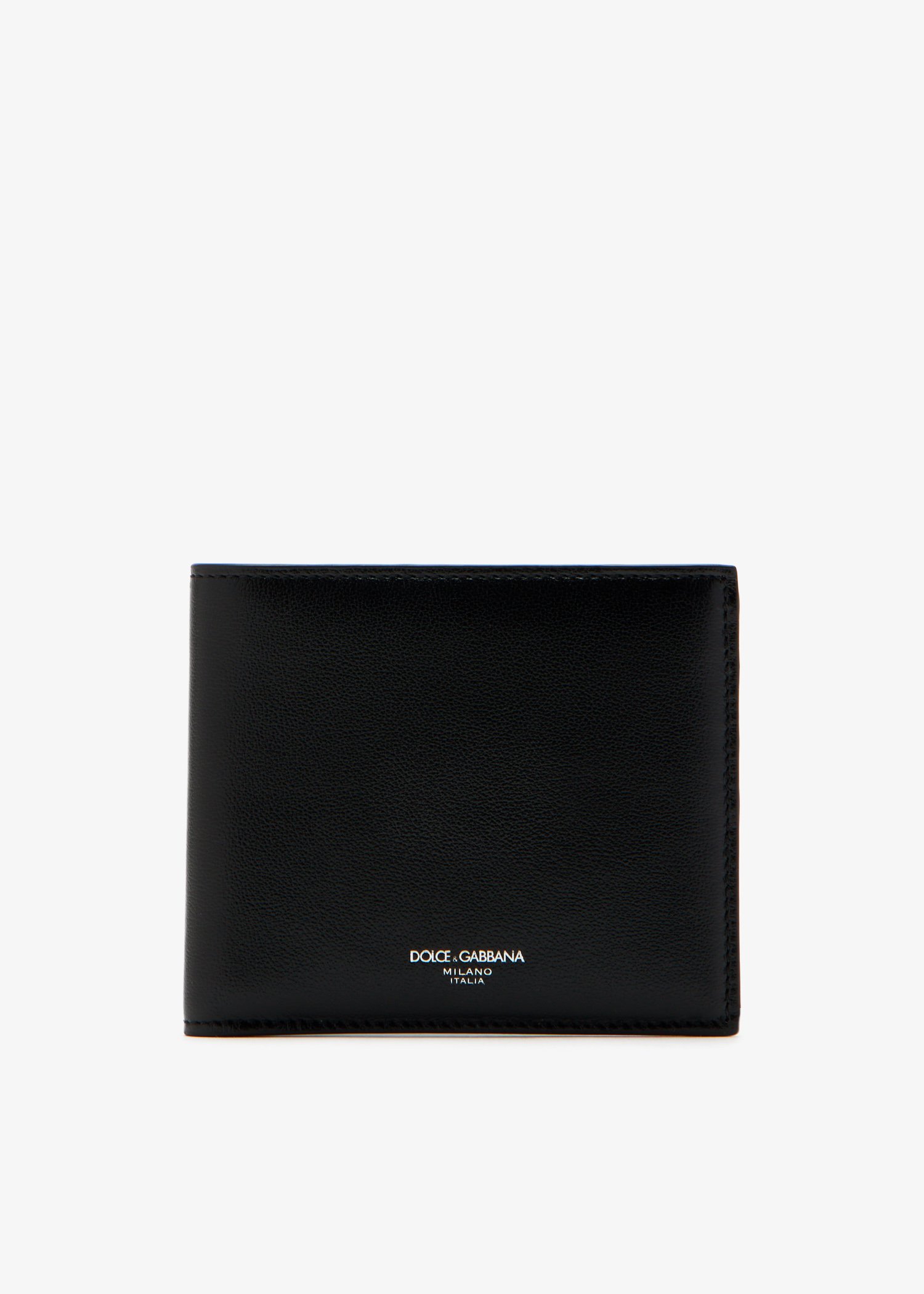 

Calfskin bifold wallet, Black