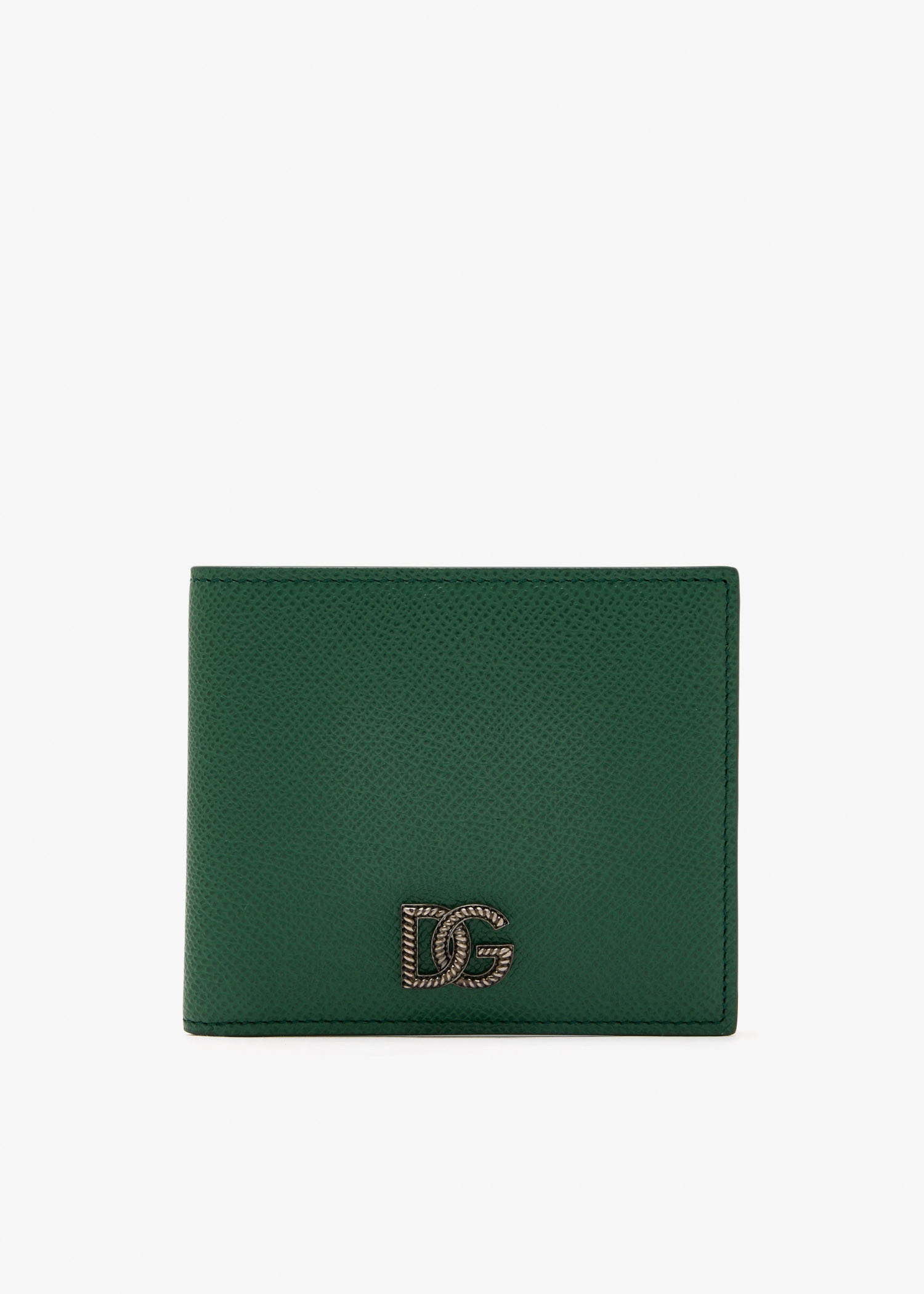 

DG calfskin wallet, Green