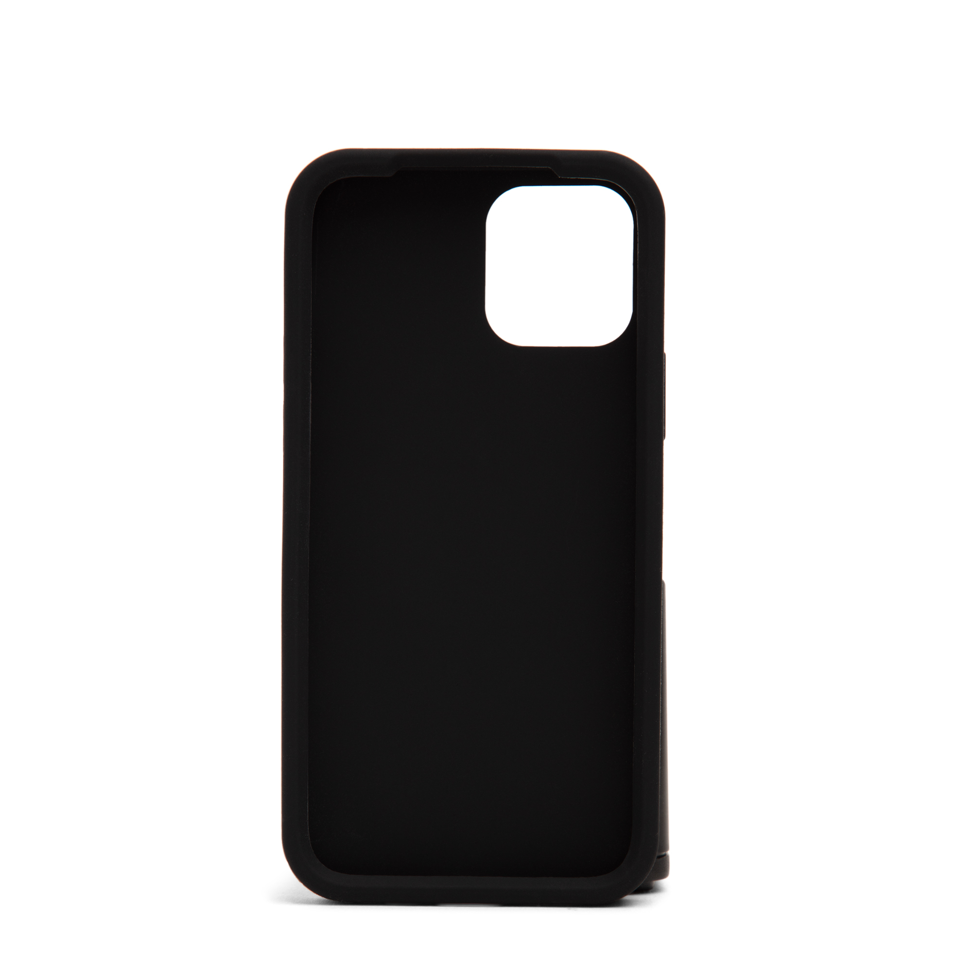 

Logo rubber iPhone 12 Pro cover, Black