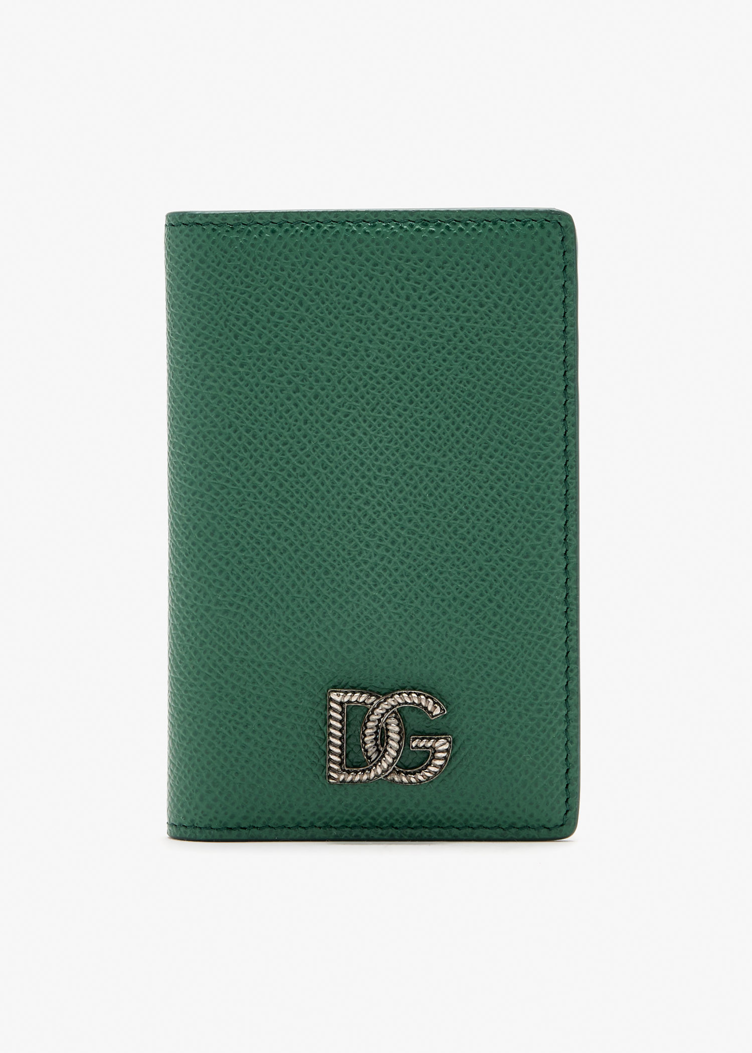 

Calfskin card holder, Green
