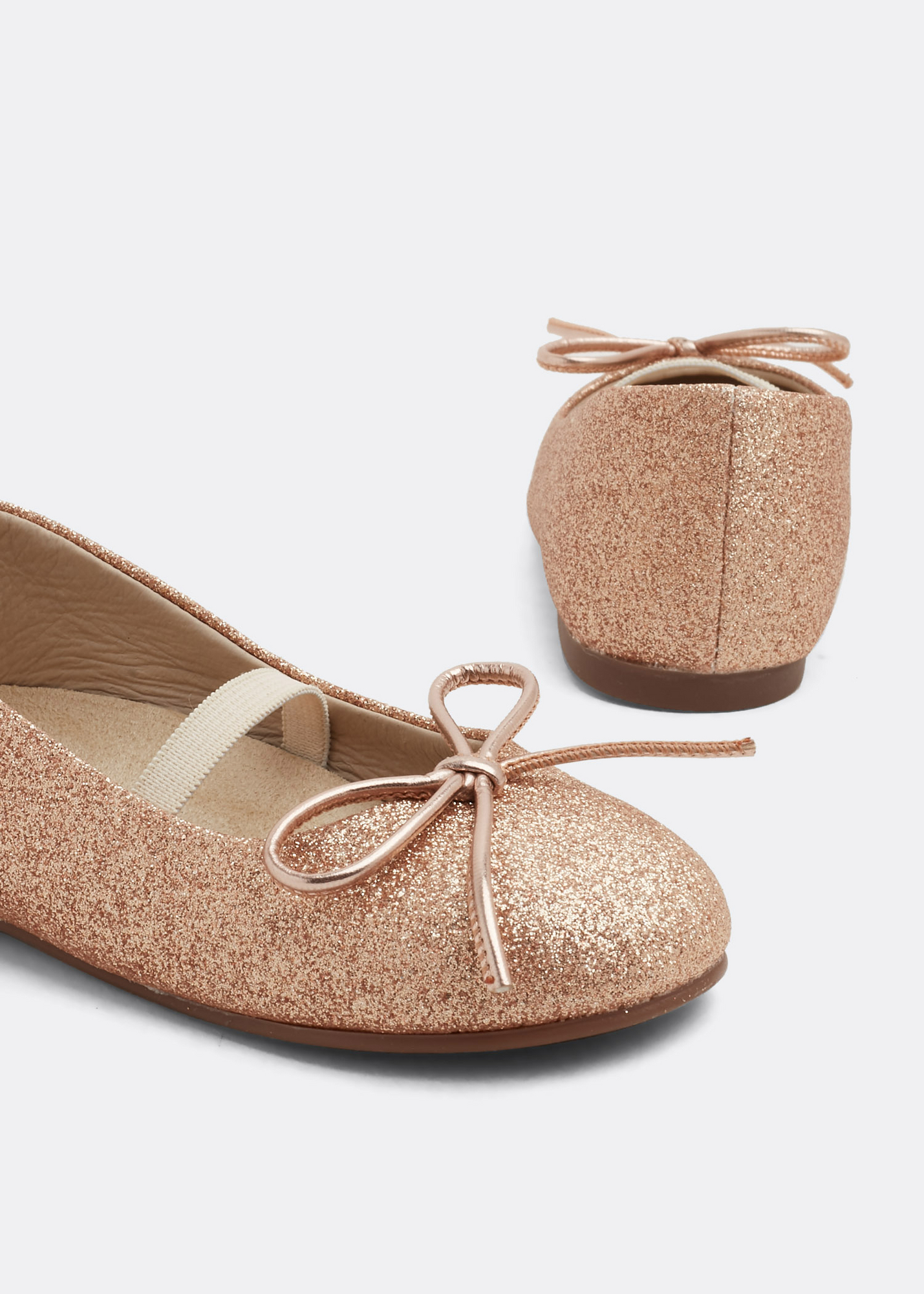 

Metallic ballerinas, Pink