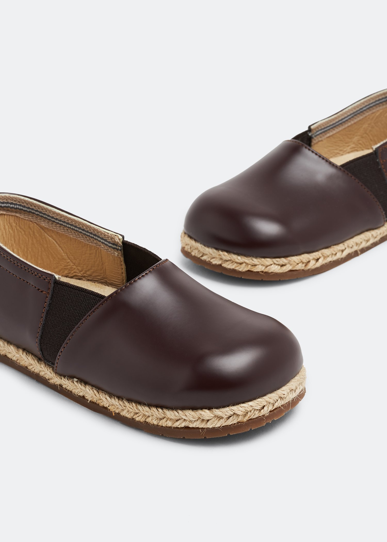 

Leather espadrilles, Brown