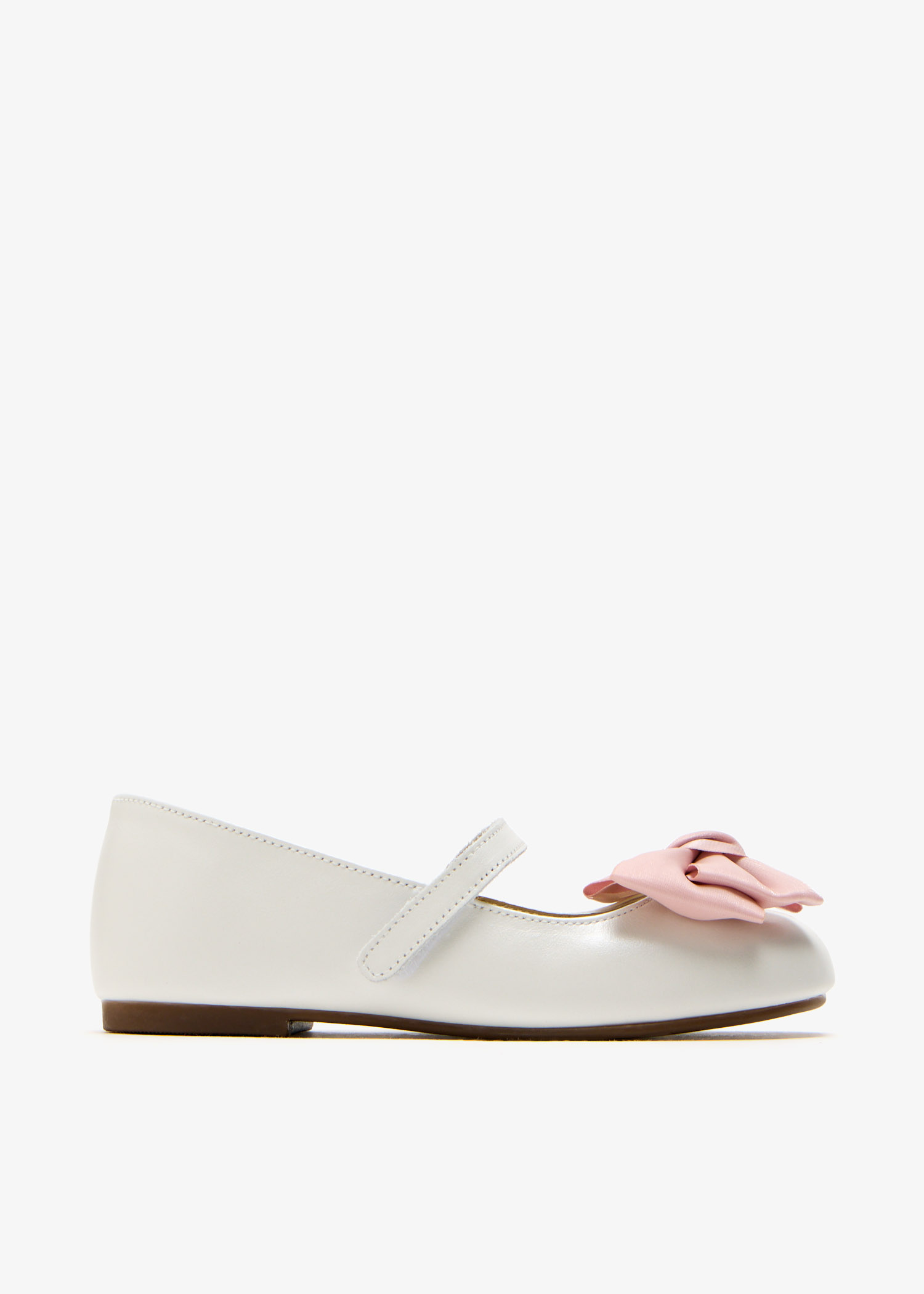

Bow ballerinas, White