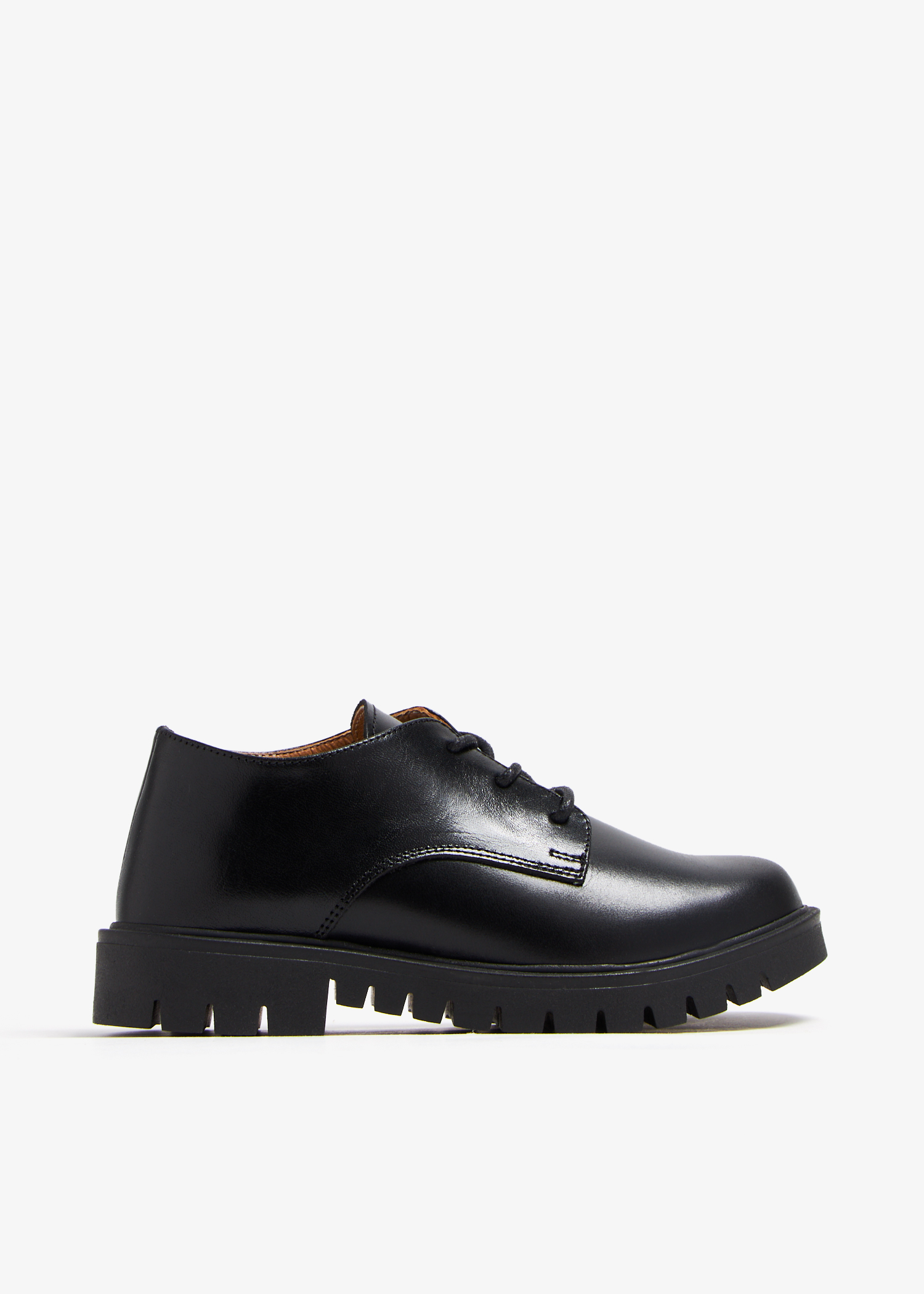 

Leather lace-up shoes, Black