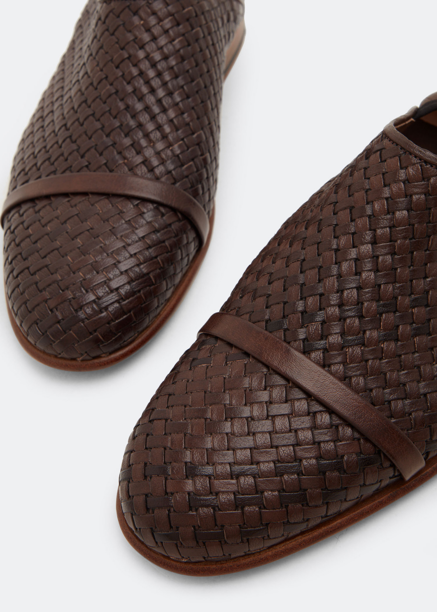 

Exclusive Bruno slip-on shoes, Brown