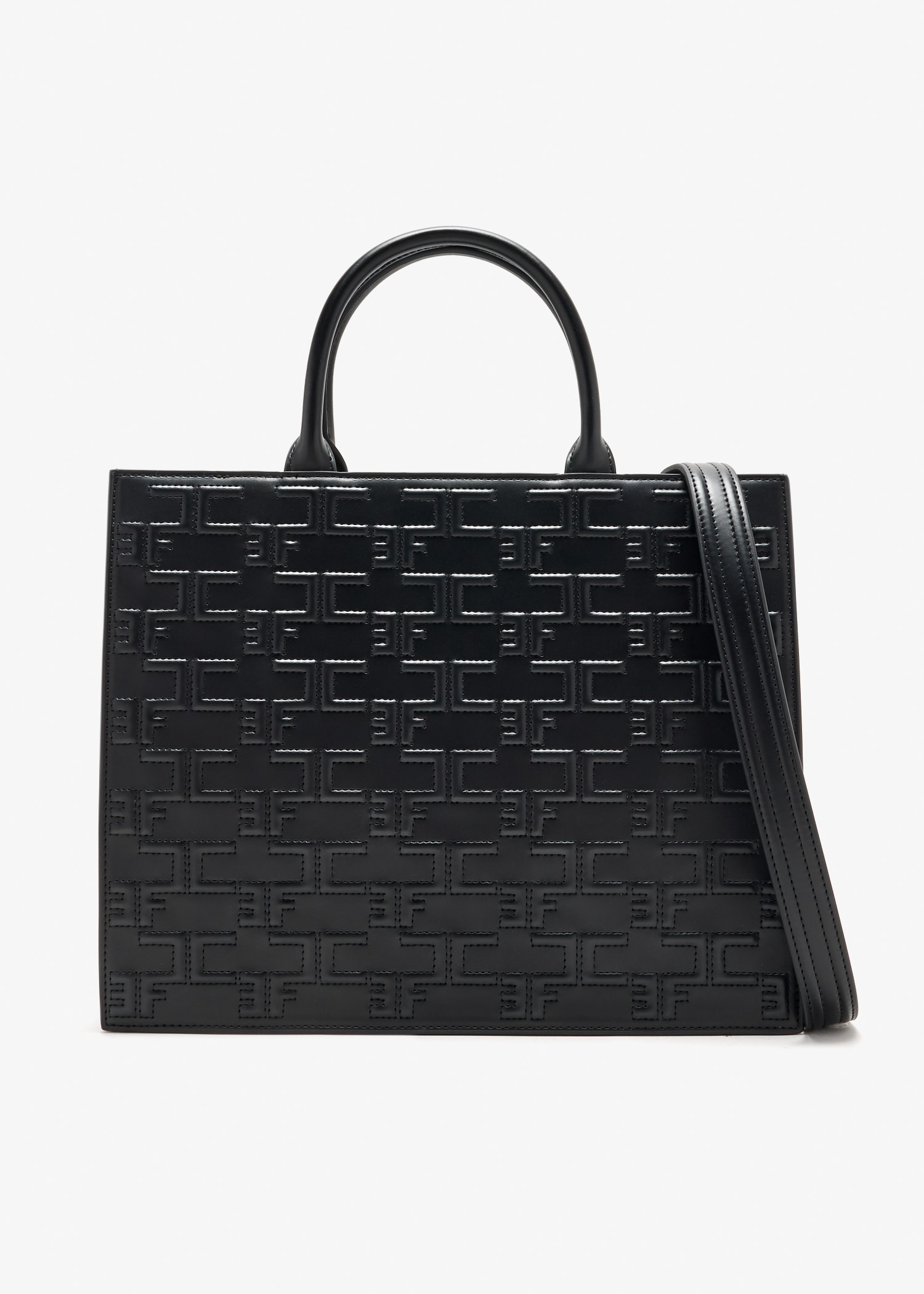 

Bold Monogram medium shopper bag, Black