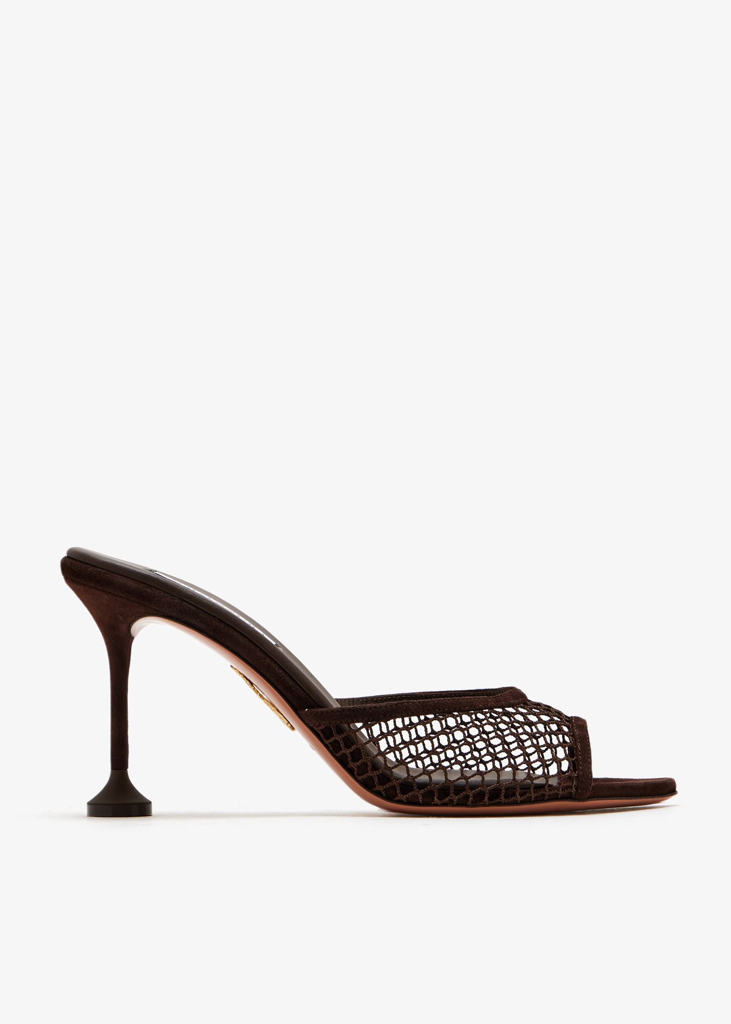 

Bisous 85 mesh mules, Brown
