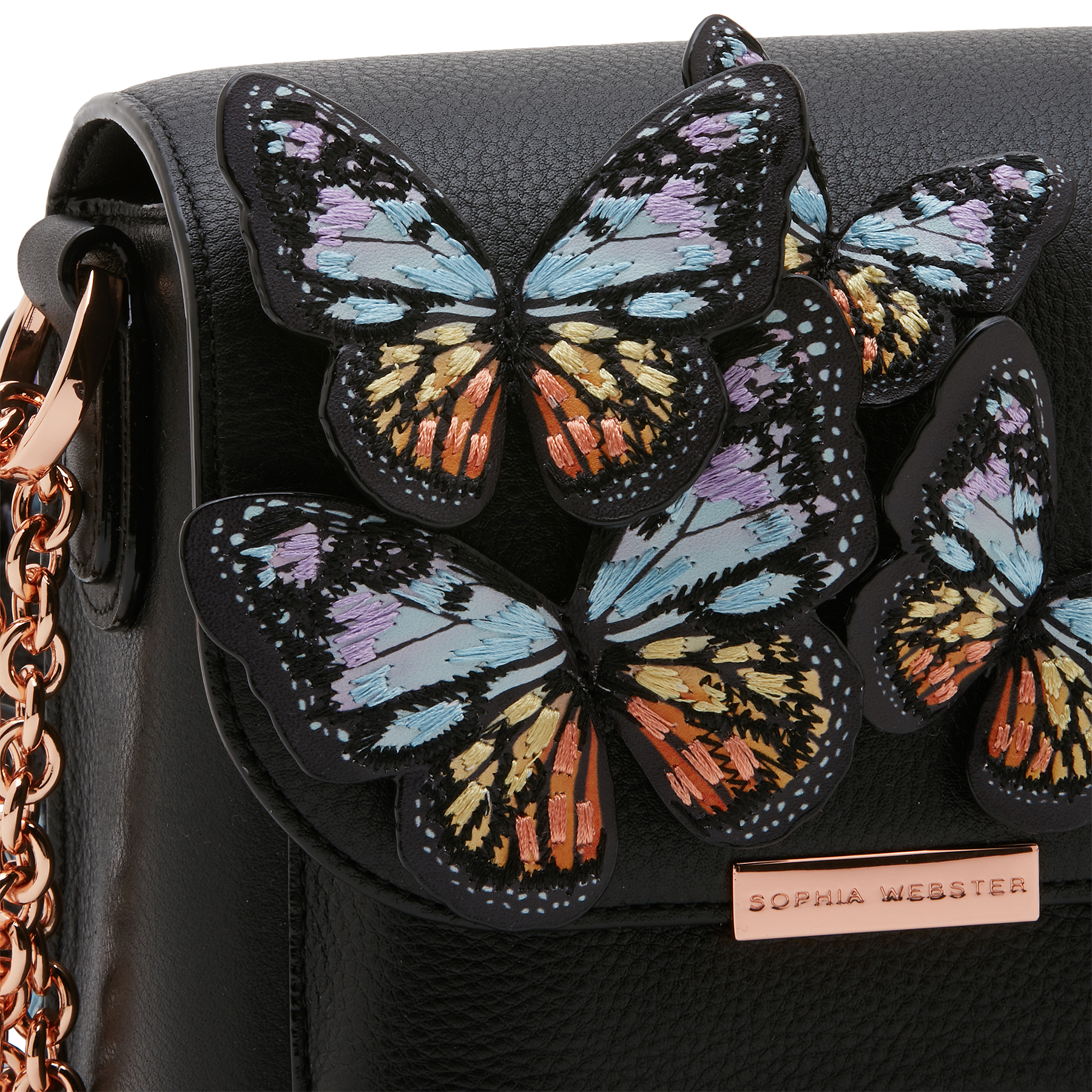 

Claudie Butterfly crossbody bag, Black