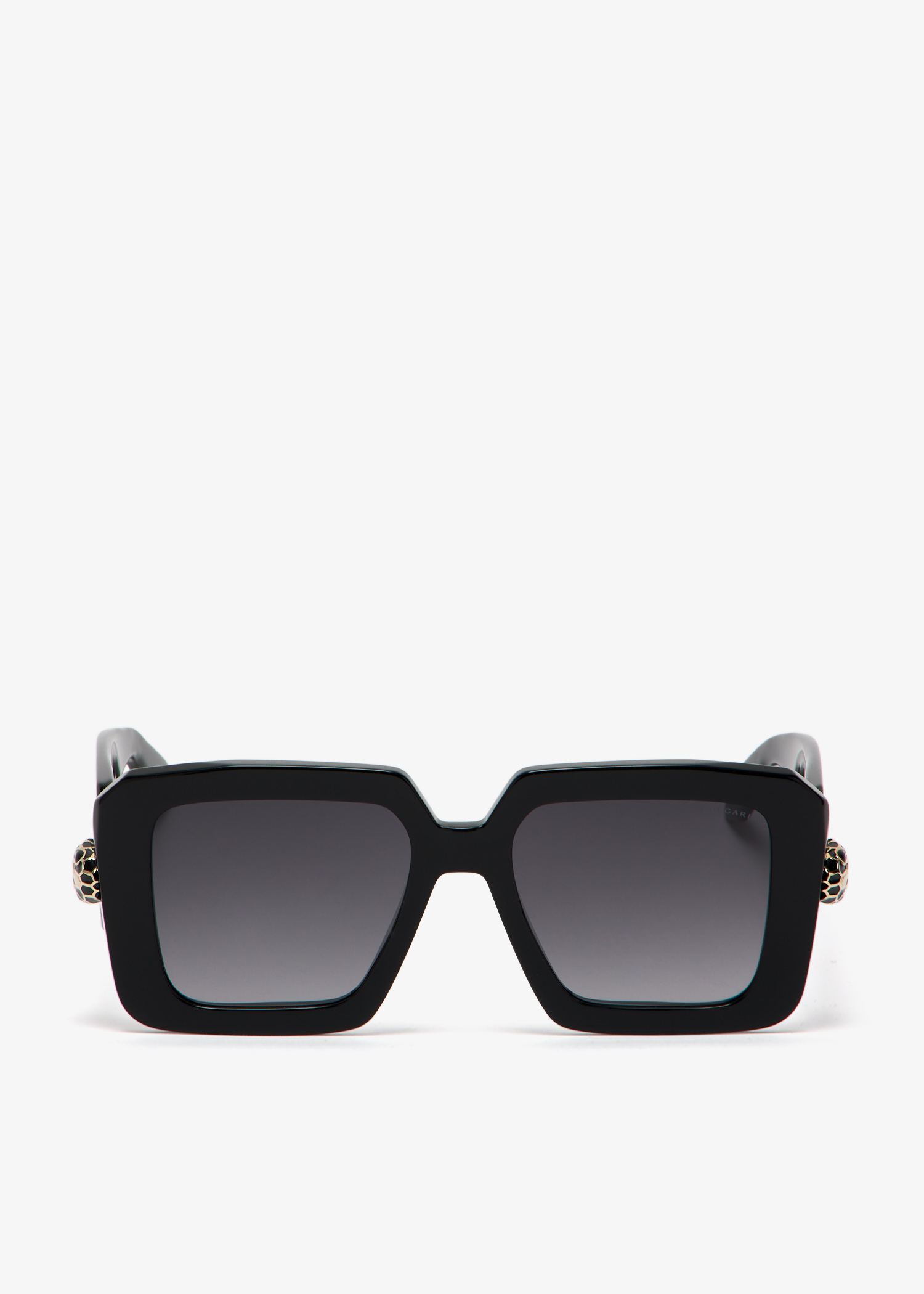 

Serpenti geometric sunglasses, Black