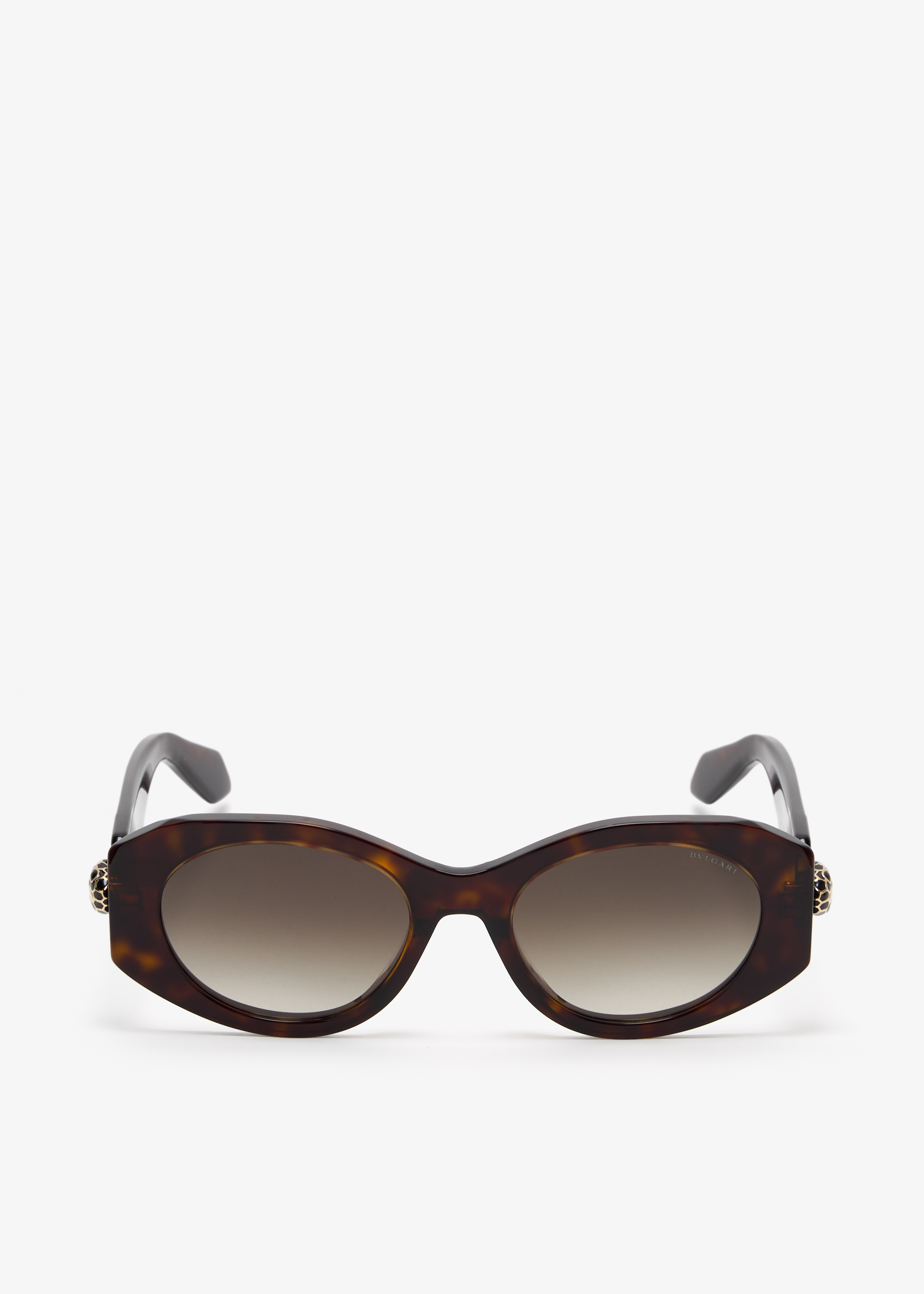 

Serpenti Forever oval sunglasses, Brown