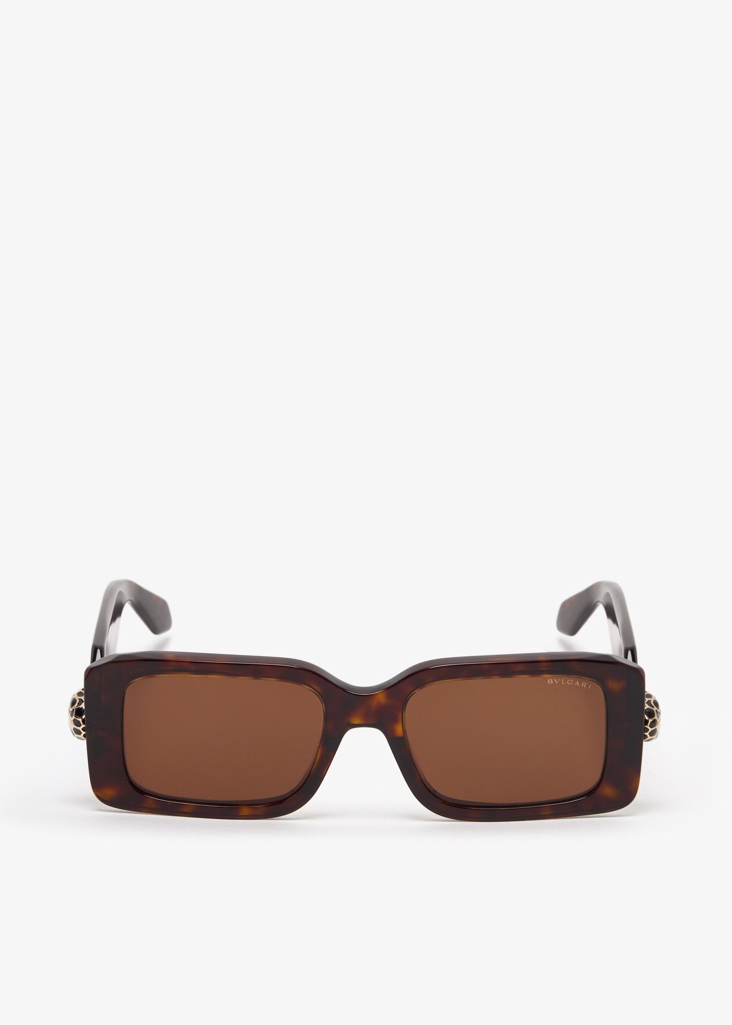 

Serpenti Forever rectangular sunglasses, Brown