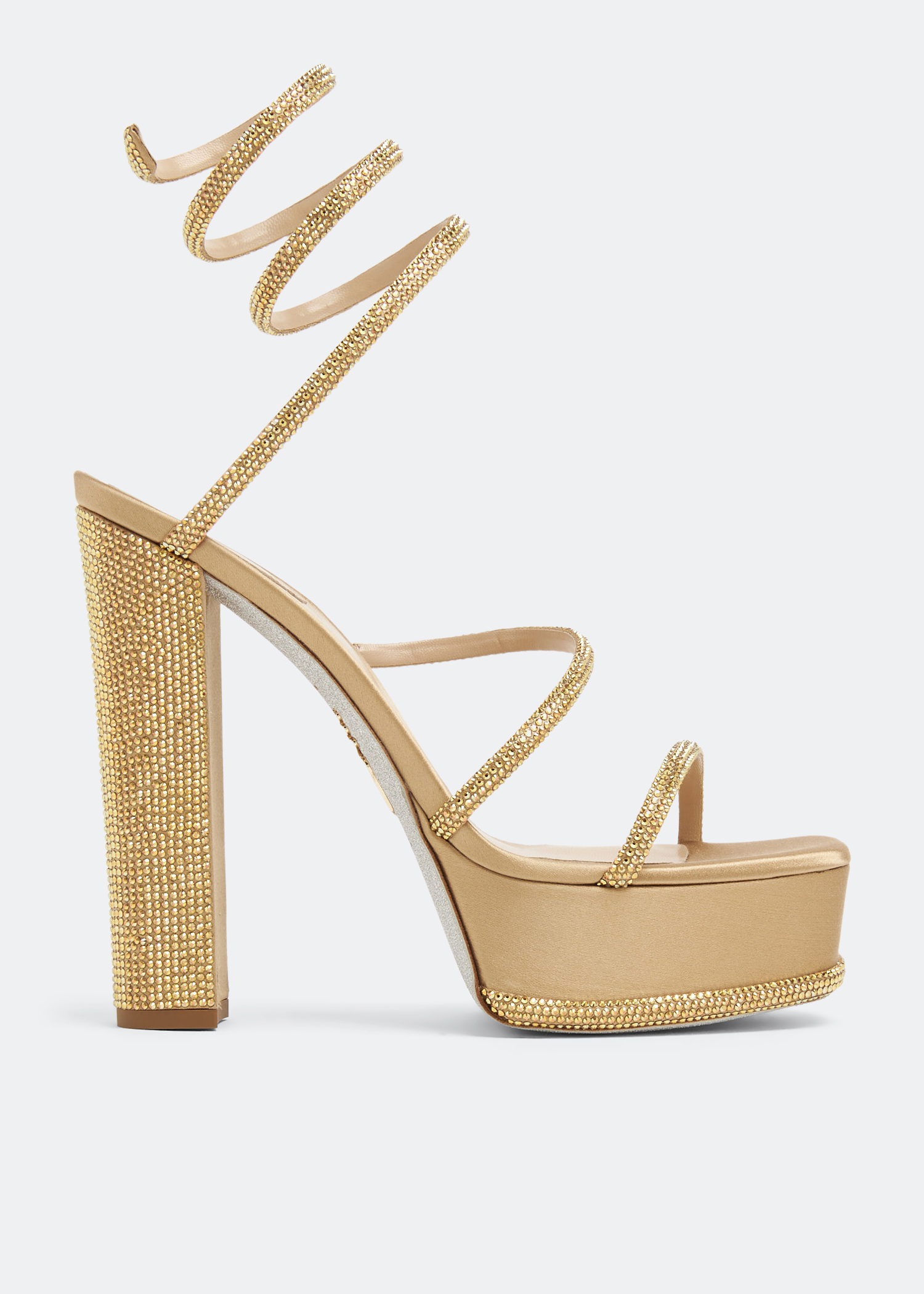 

Cleo platform sandals, Gold