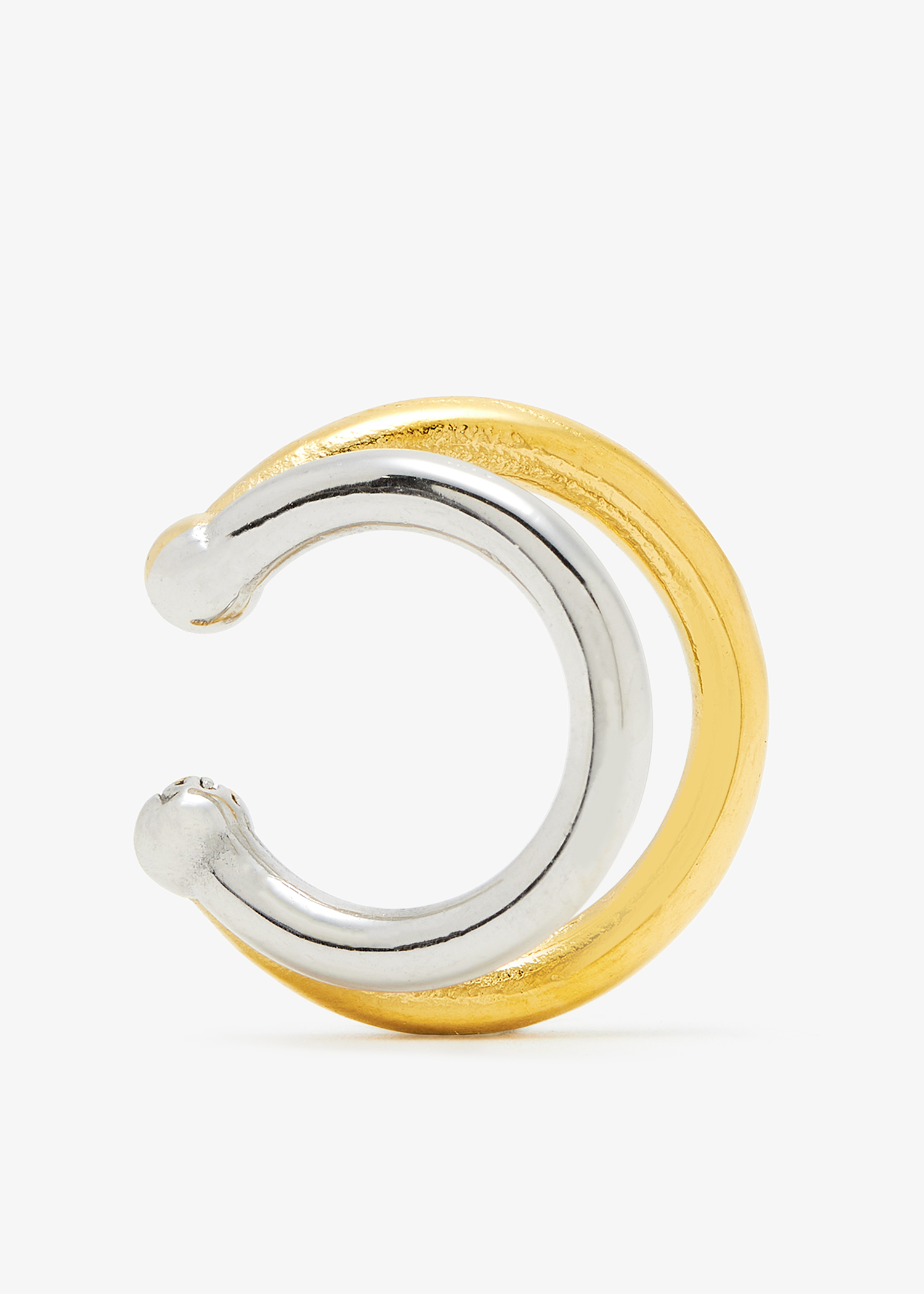 

Bully Double ear cuff, Silver