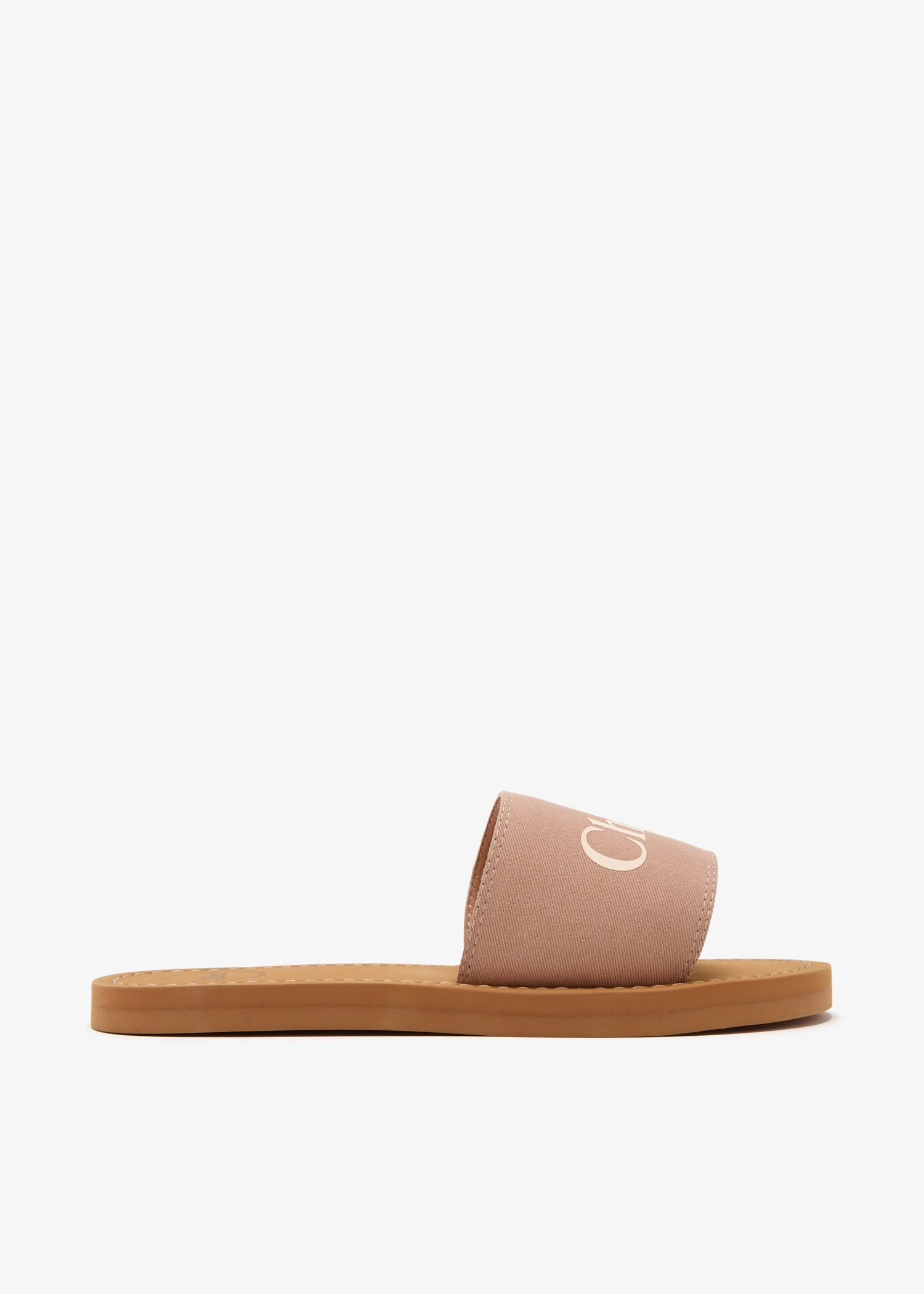 

Logo sandals, Pink