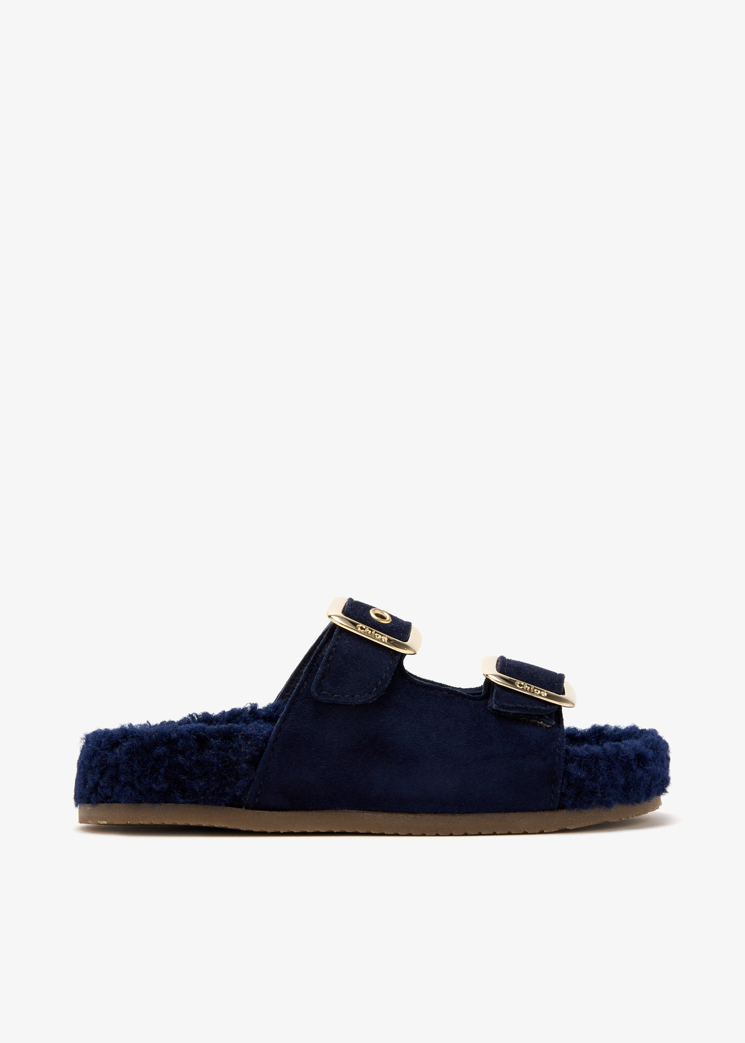 

Suede sandals, Navy