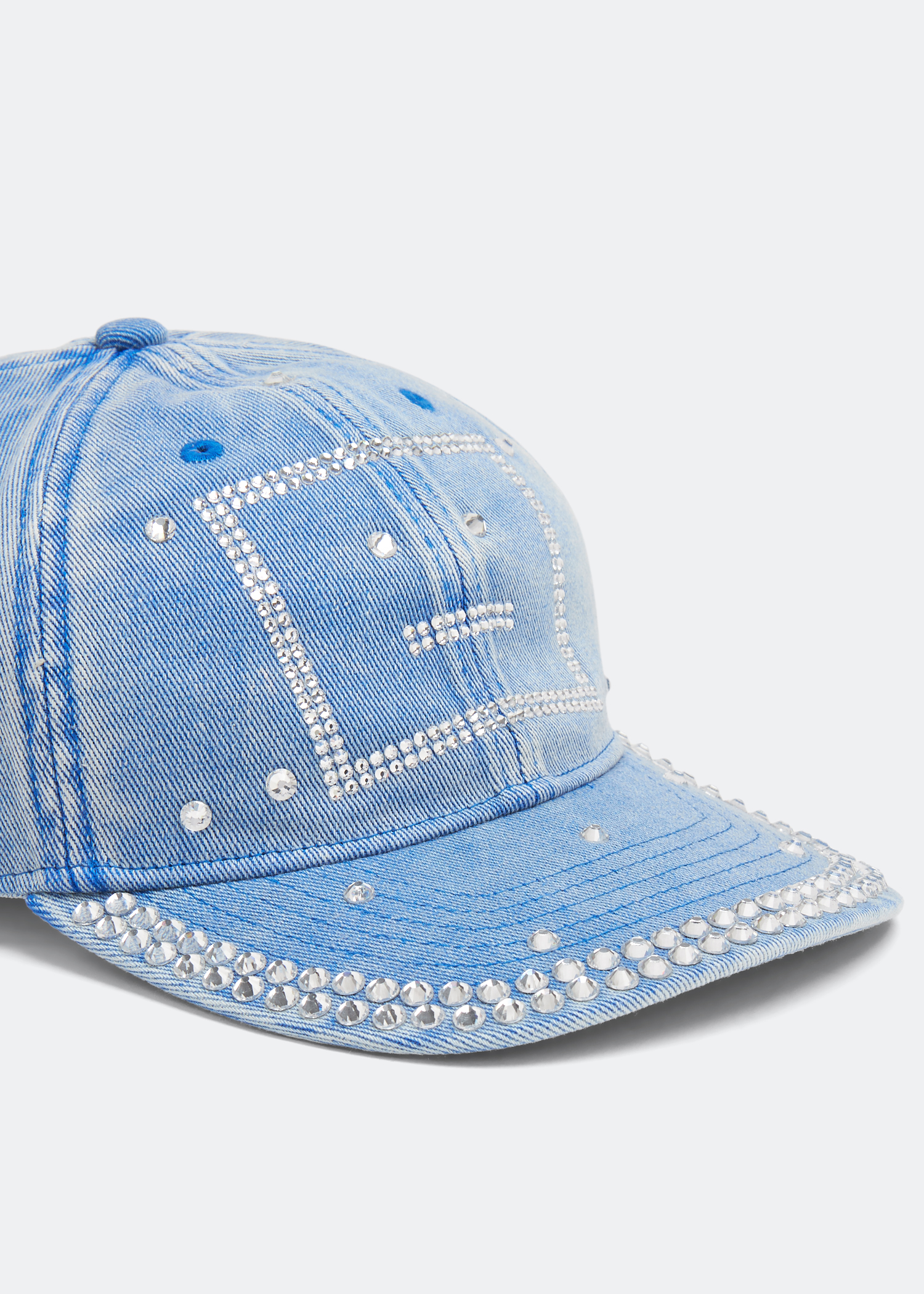 

Crystal Face logo cap, Blue