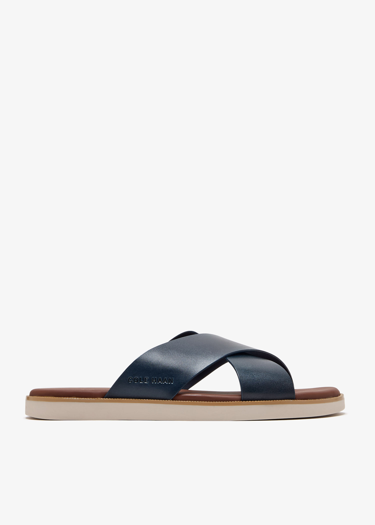 

Nantucket cross-strap sandals, Navy