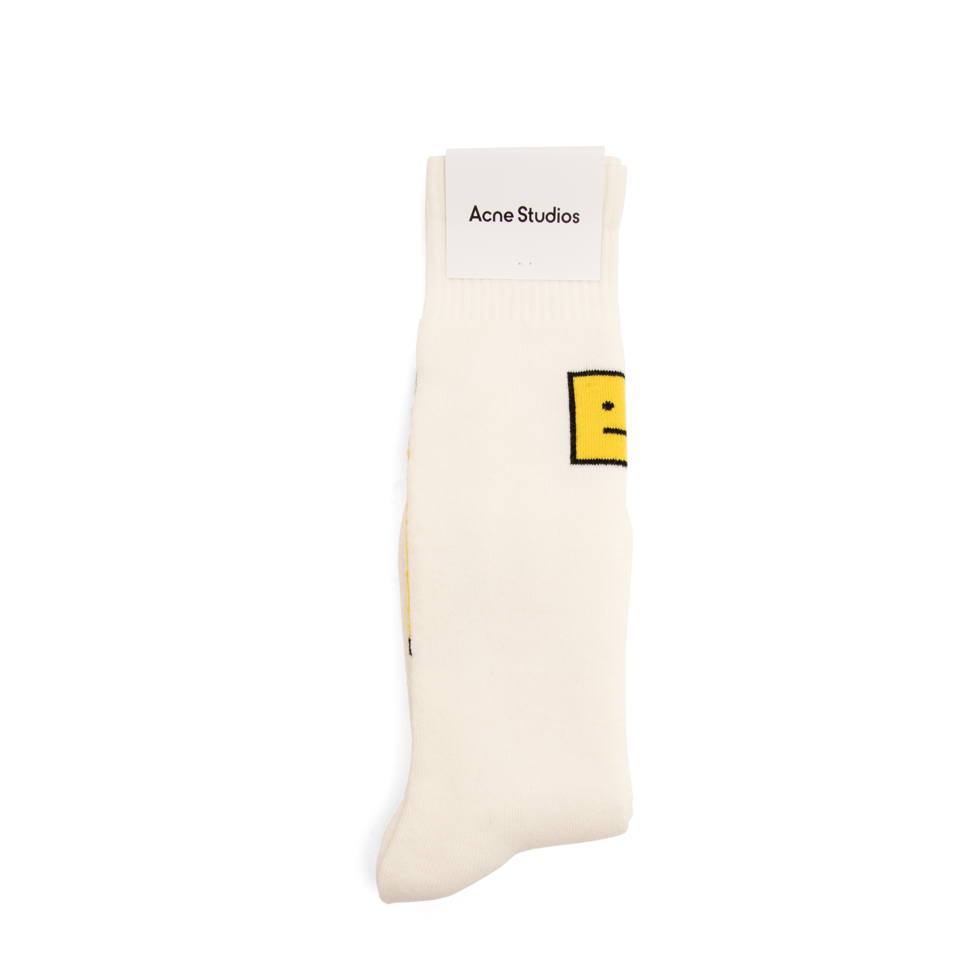 

Cotton knee socks, White