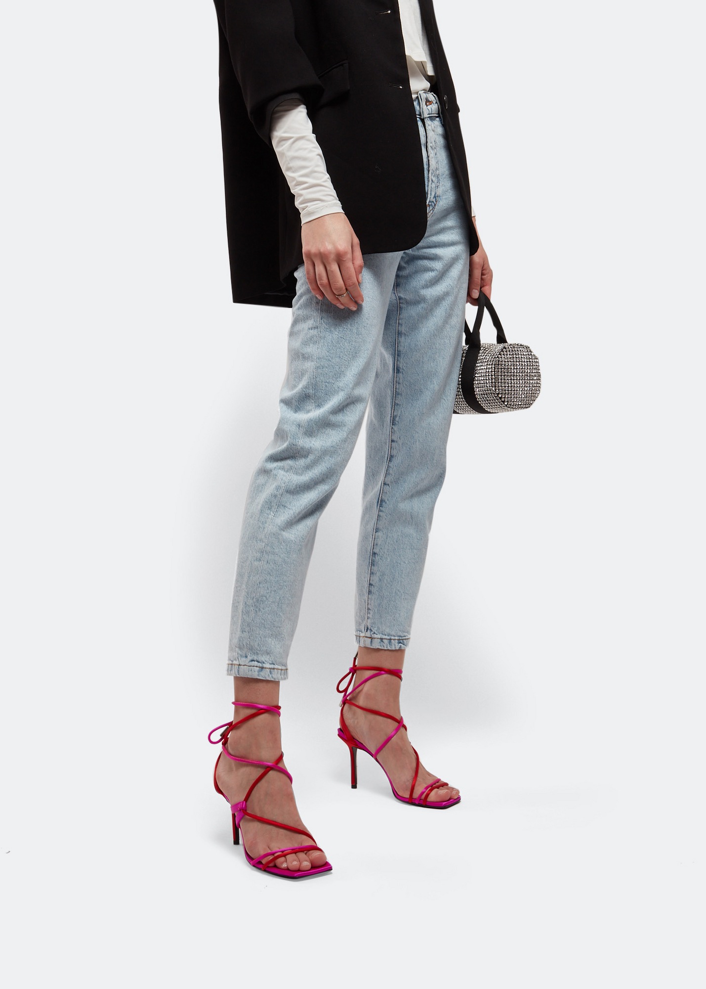 

Tubular sandals, Pink