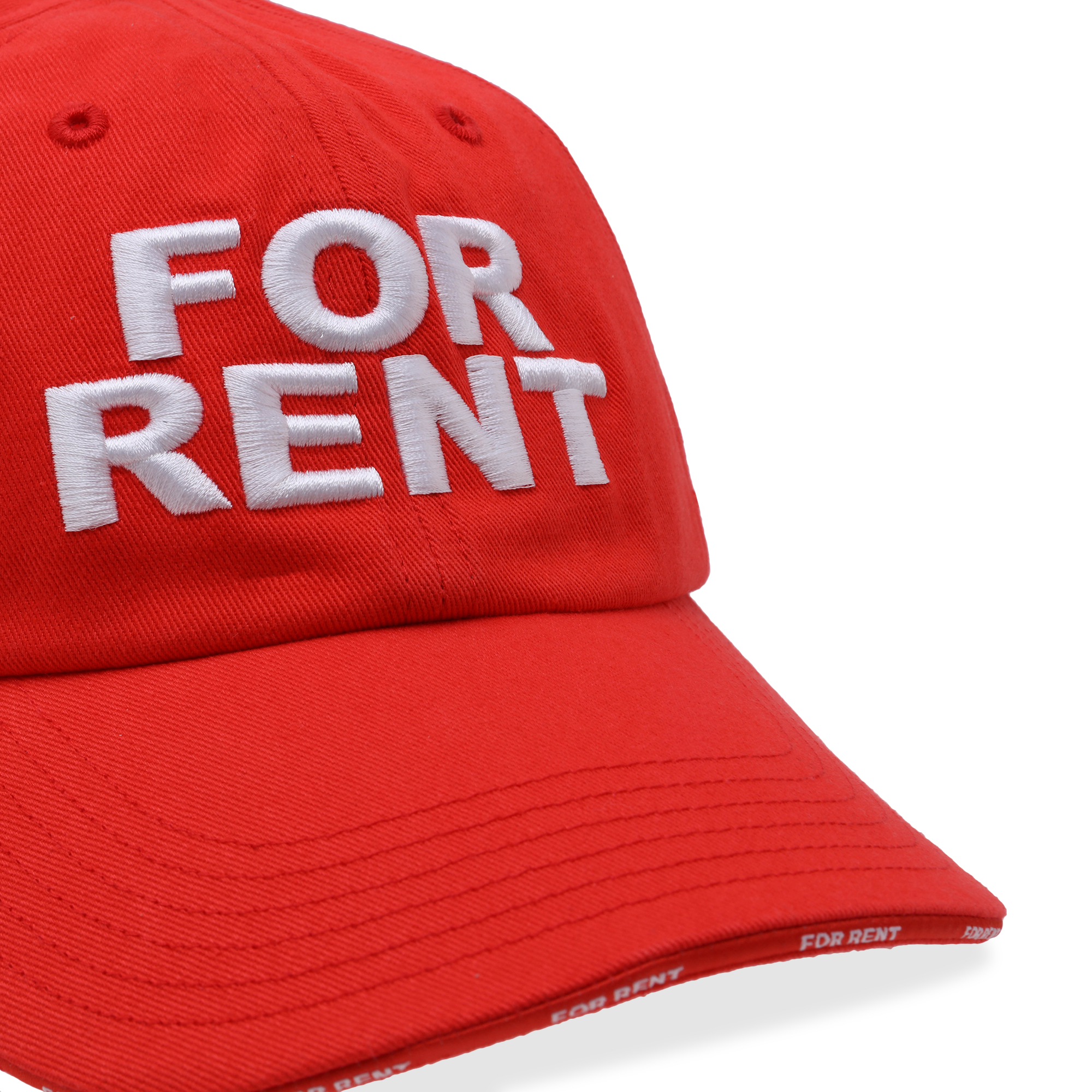 

For Rent cap, Red