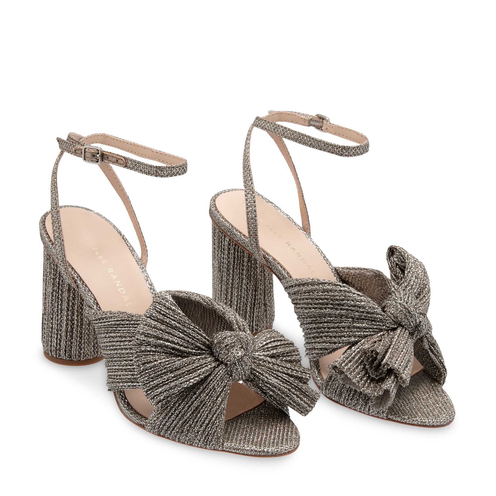 

Camellia sandals, Silver