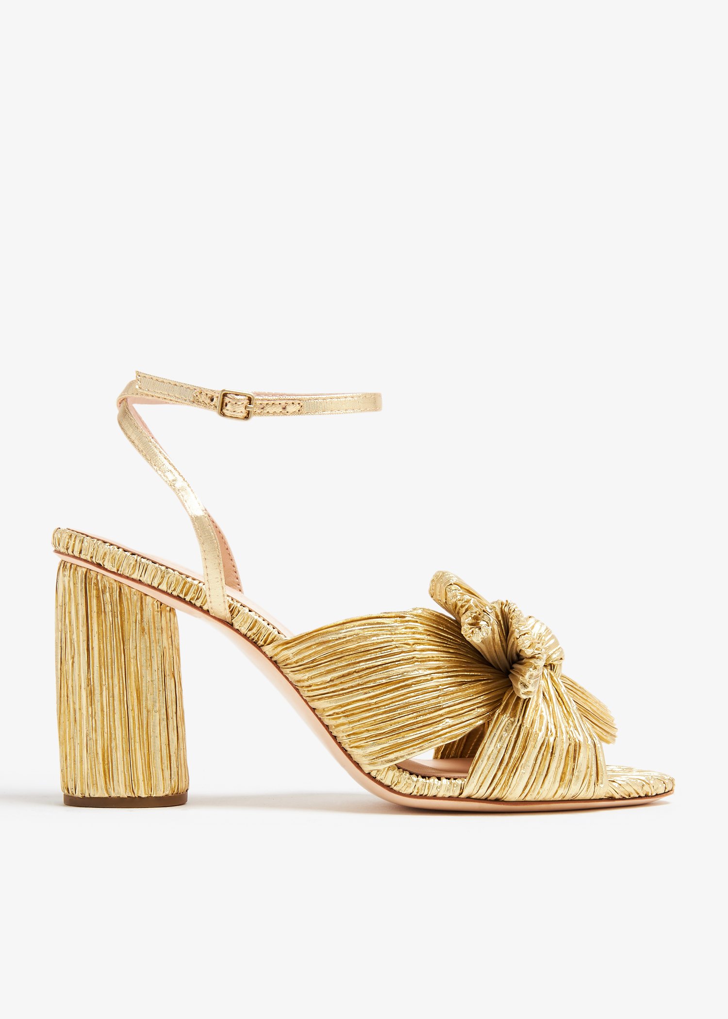 

Camellia sandals, Gold