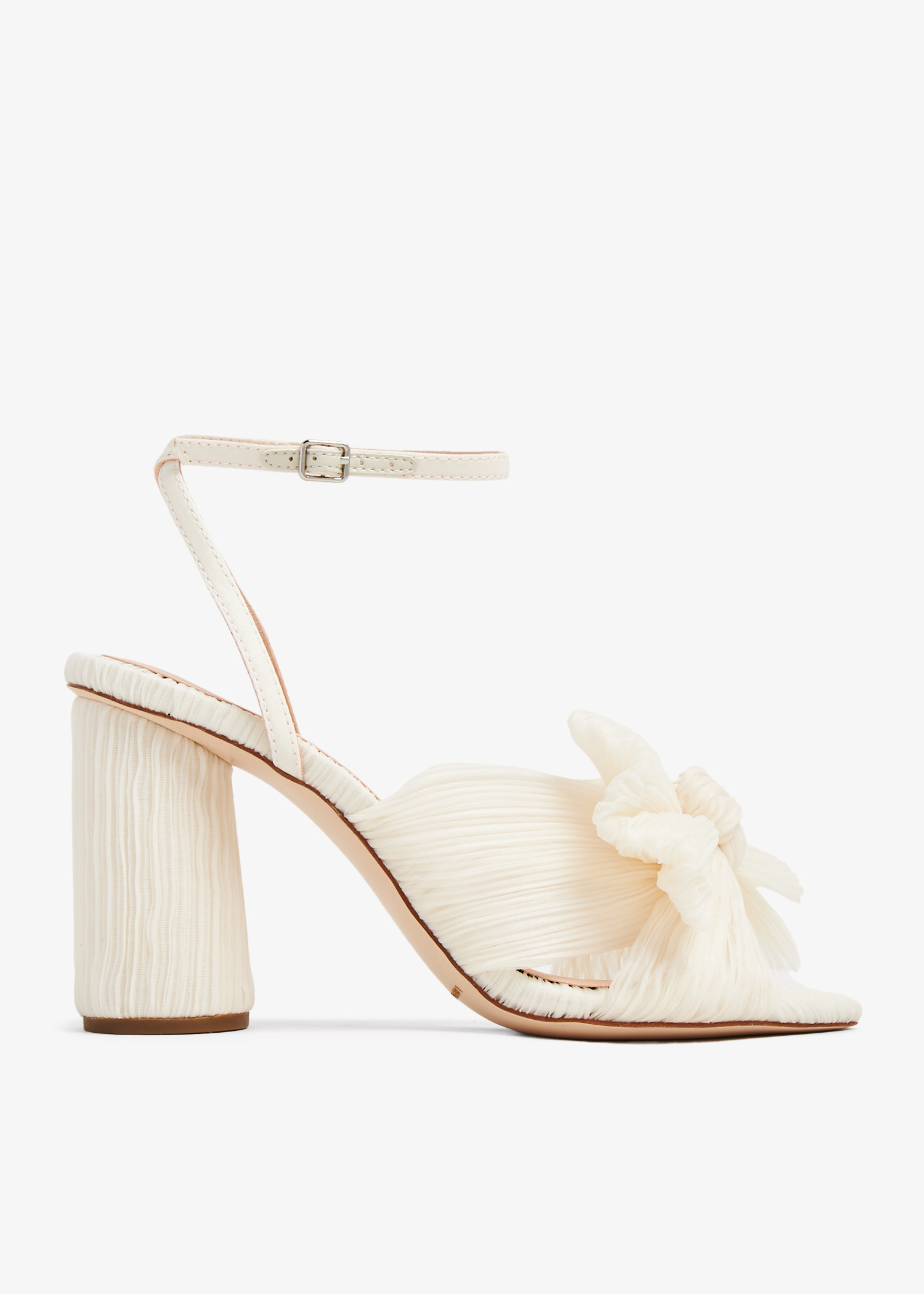 

Camellia sandals, White
