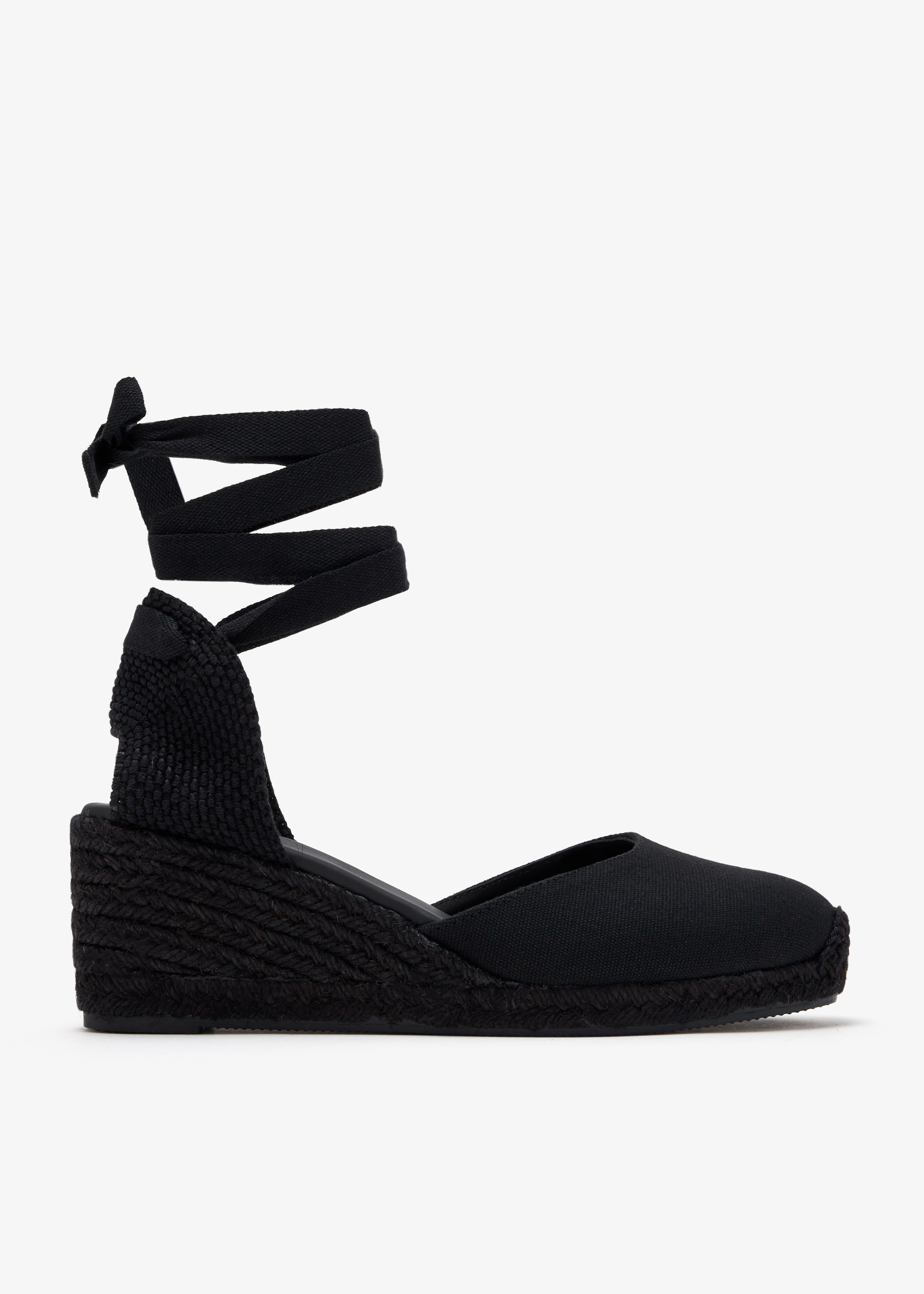 

Carmen wedge espadrilles, Black