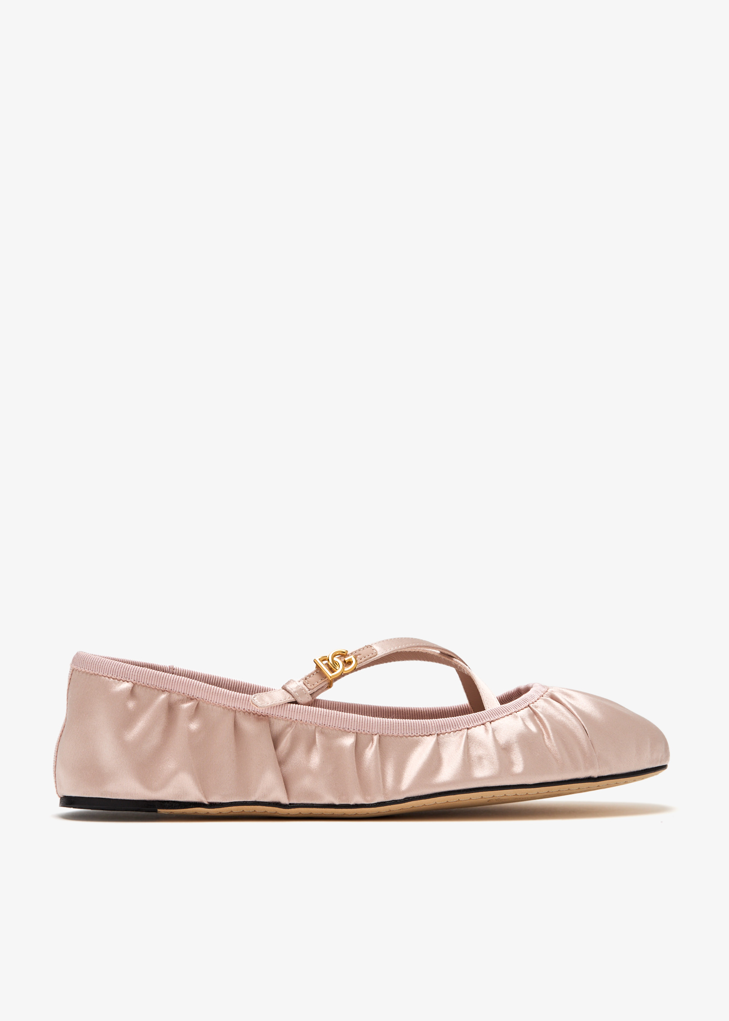 

Satin ballet flats, Pink