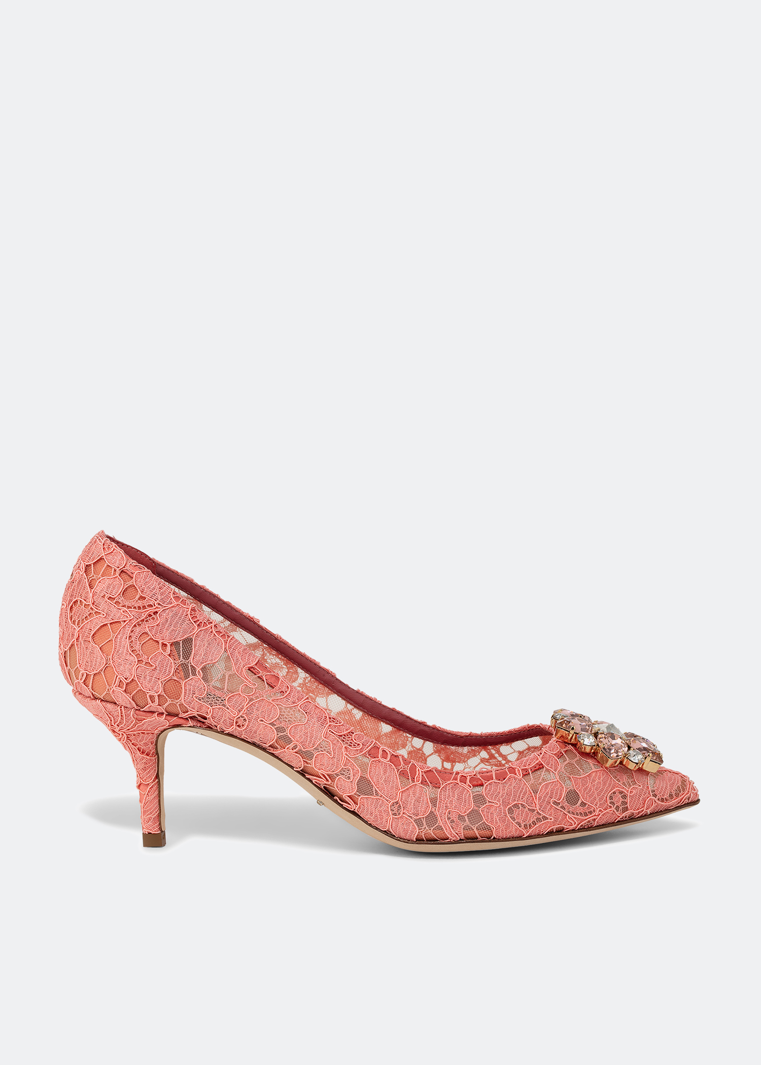 

Taormina lace pumps, Pink