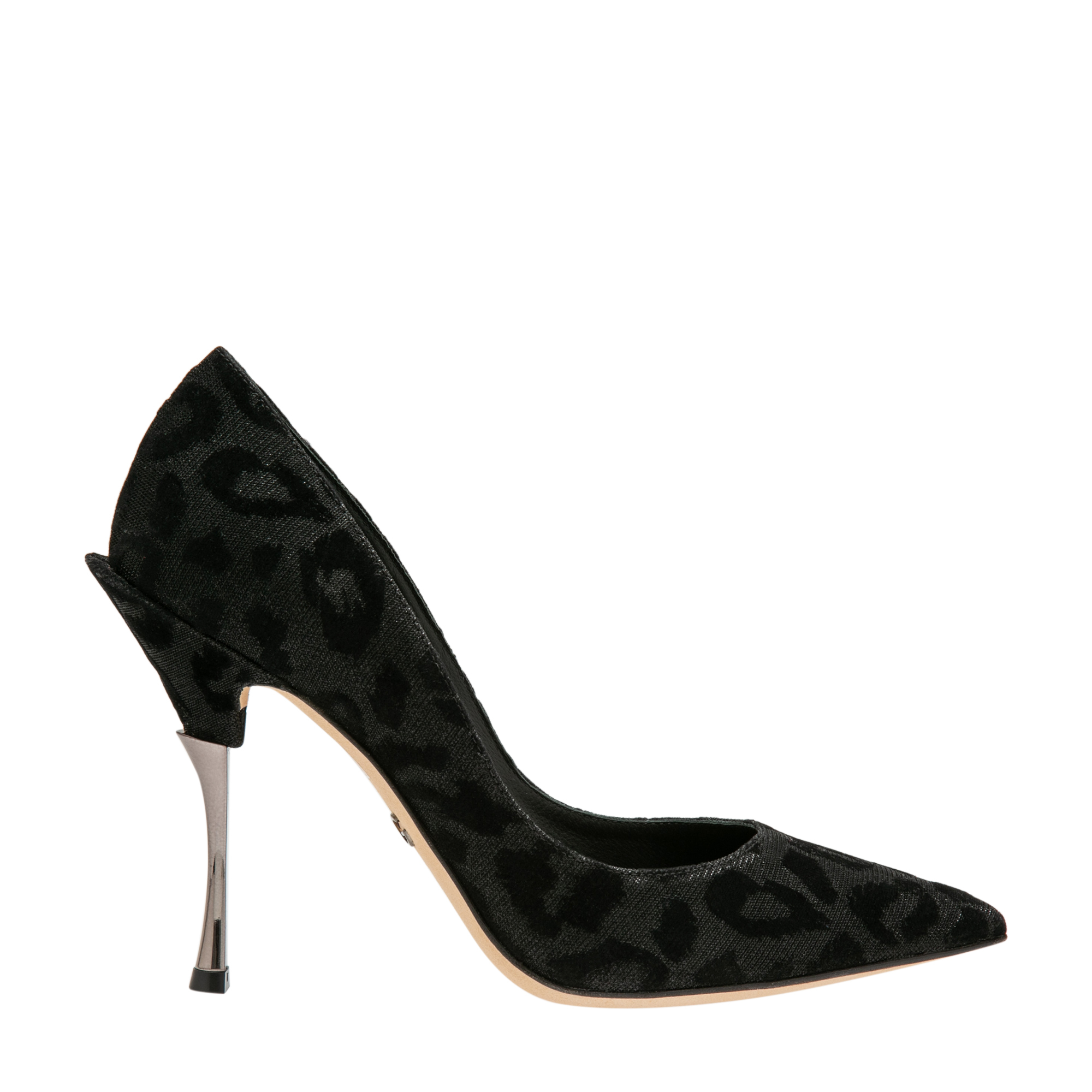 

Leopard-print pumps, Black