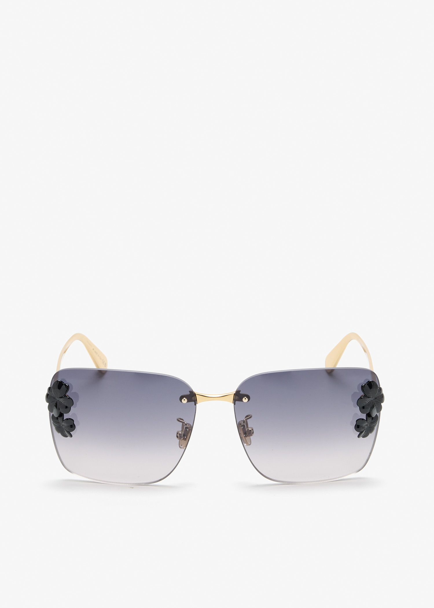

Dior Clover S2U square sunglasses, Gold