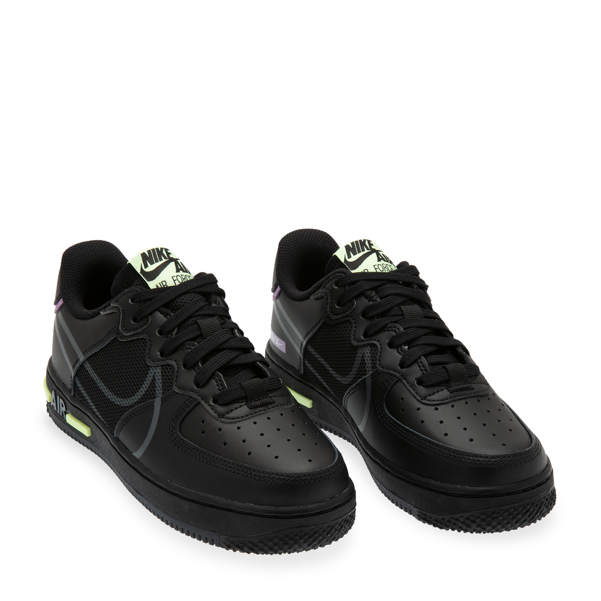 

Air Force 1 React sneakers, Black